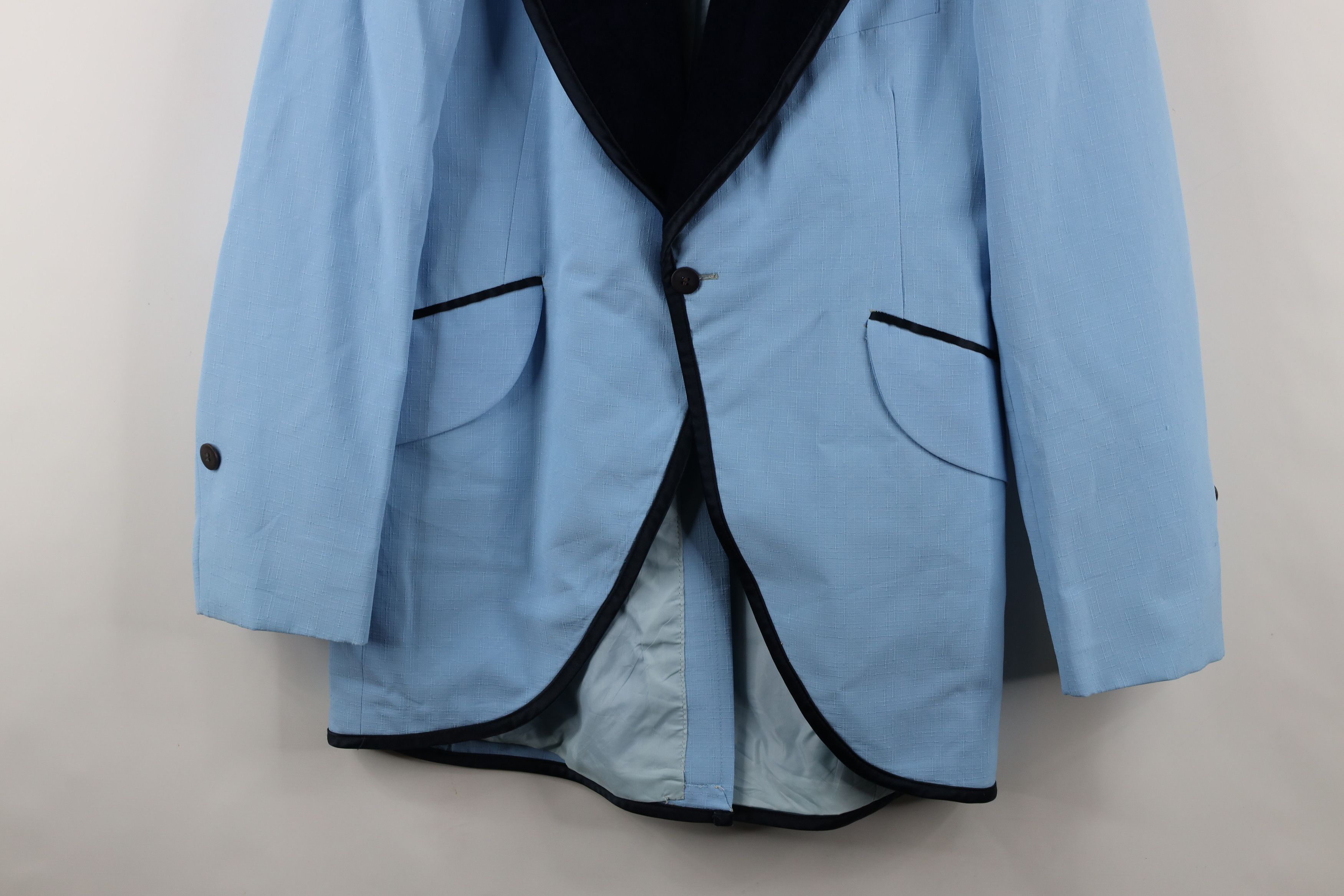 Vintage 60s Rockabilly Smoking Prom Tuxedo Jacket USA