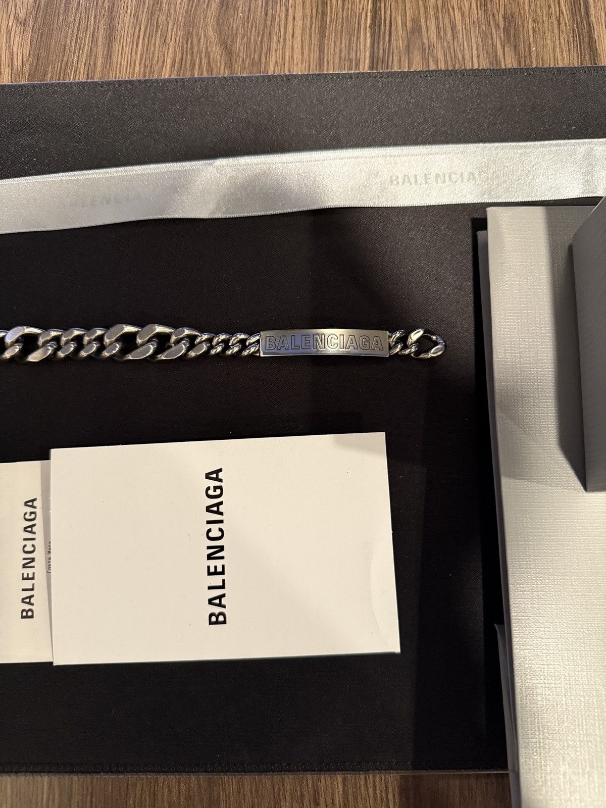 Balenciaga Balenciaga Plate Twist Bracelet Size ONE SIZE - 3 Thumbnail