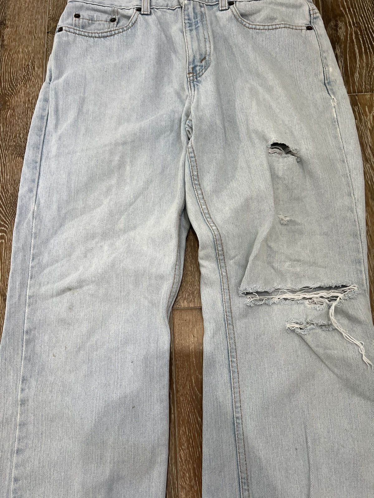 Levi's Vintage womens levis 505 lower rise straight leg jeans Size 30" / US 8 / IT 44 - 4 Thumbnail