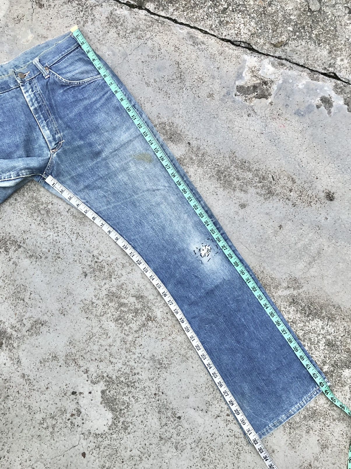 Lee 70S BOOTCUT FLARE VINTAGE LEE DENIM Size US 32 / EU 48 - 15 Thumbnail