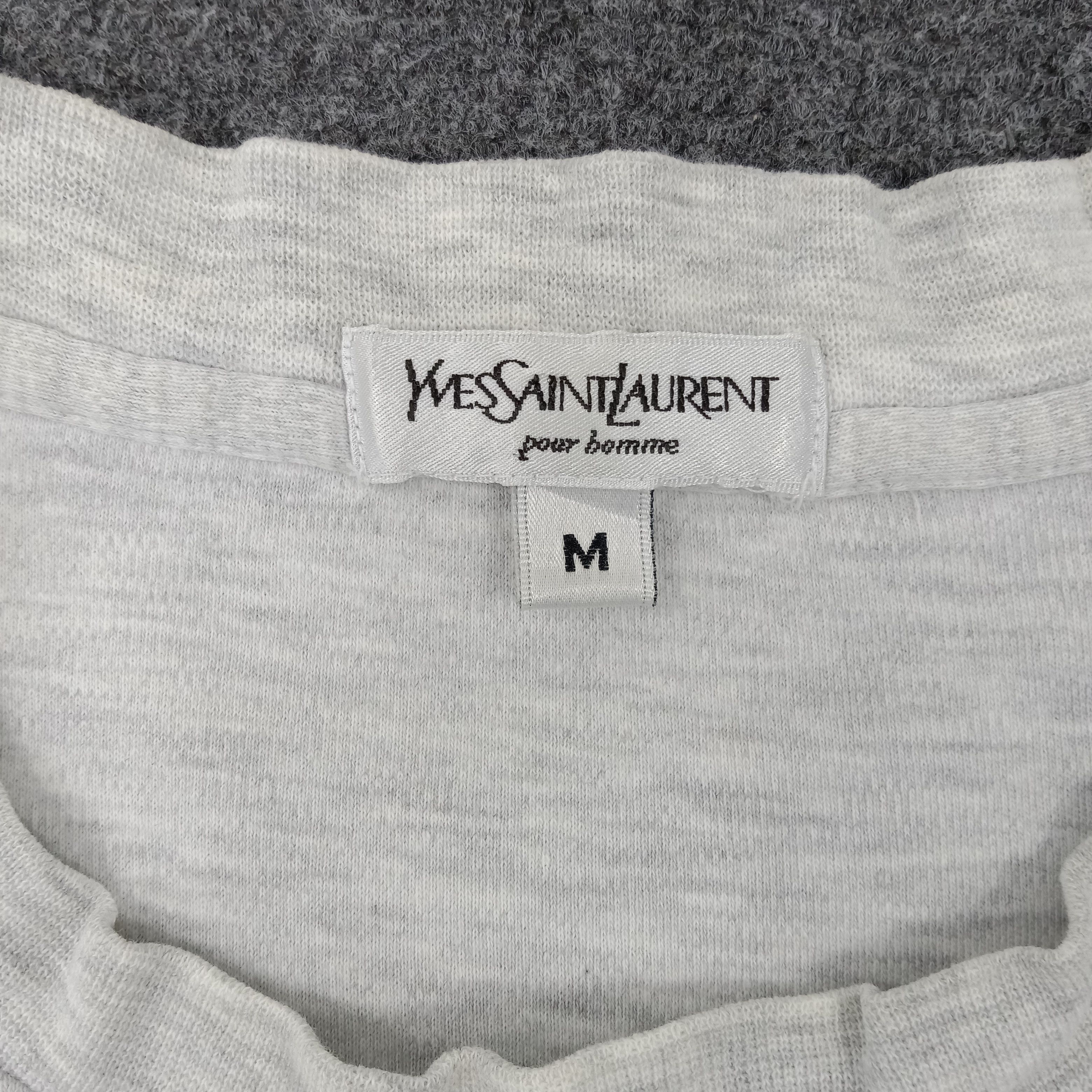Designer × Vintage × Yves Saint Laurent Yves Saint Laurent YSL Italian Brand Pocket Tshirt Size US L / EU 52-54 / 3 - 4 Thumbnail