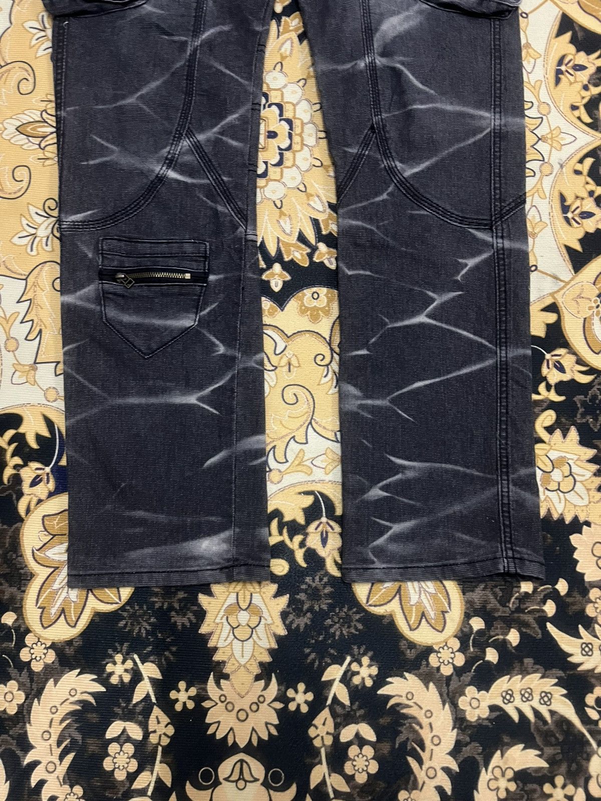 Japanese Brand × Vintage UNKNOWN DISTRESSED CARGO PANT Size US 30 / EU 46 - 3 Thumbnail