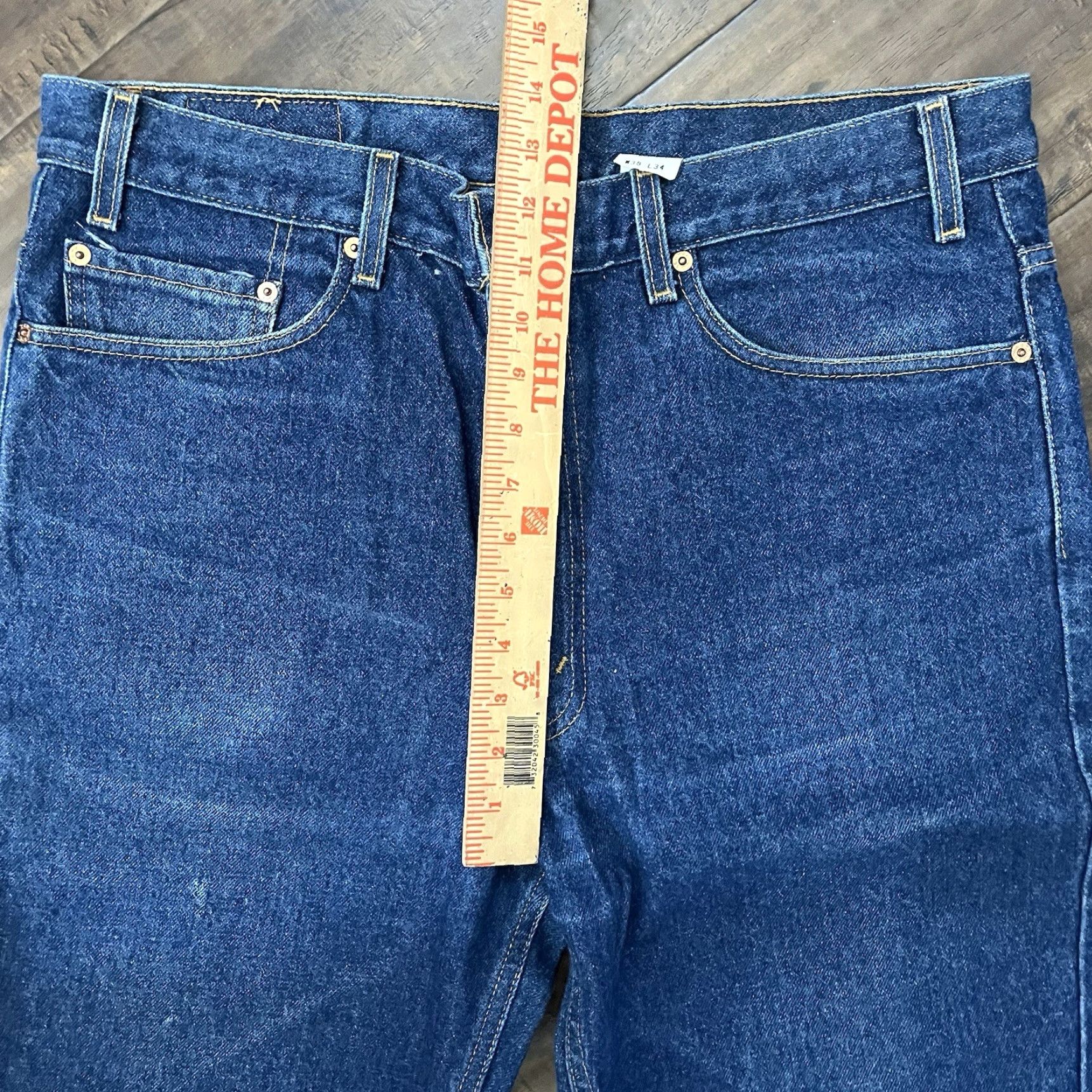 Levi's VINTAGE Levi's 517 Jeans Men 38x34 Denim Bootcut Western Cowboy Y2K 90s Dark Wash Size US 38 / EU 54 - 6 Thumbnail