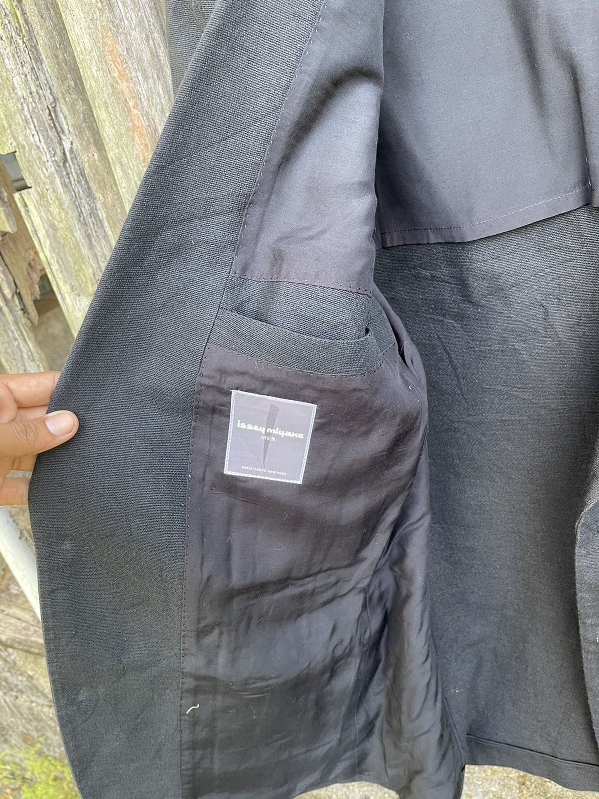 Issey Miyake Issey Miyake Men S/S 2001 Black Blazer Size L Japan Size US L / EU 52-54 / 3 - 19 Thumbnail