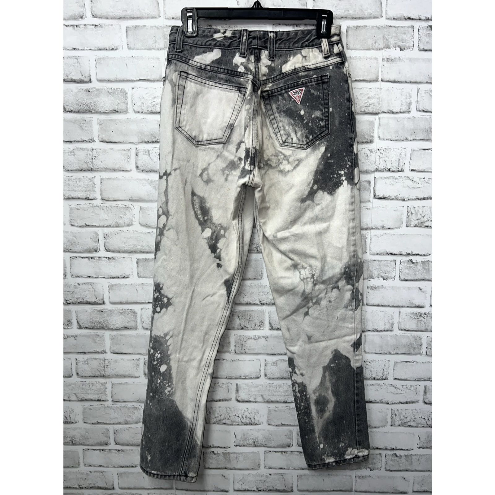 Guess VTG Guess Georges Marciano Acid Jeans Womens Size 31 Inseam 29” Gray USA Straight Jeans Womens Size 24" / US 00 / IT 34 - 4 Thumbnail
