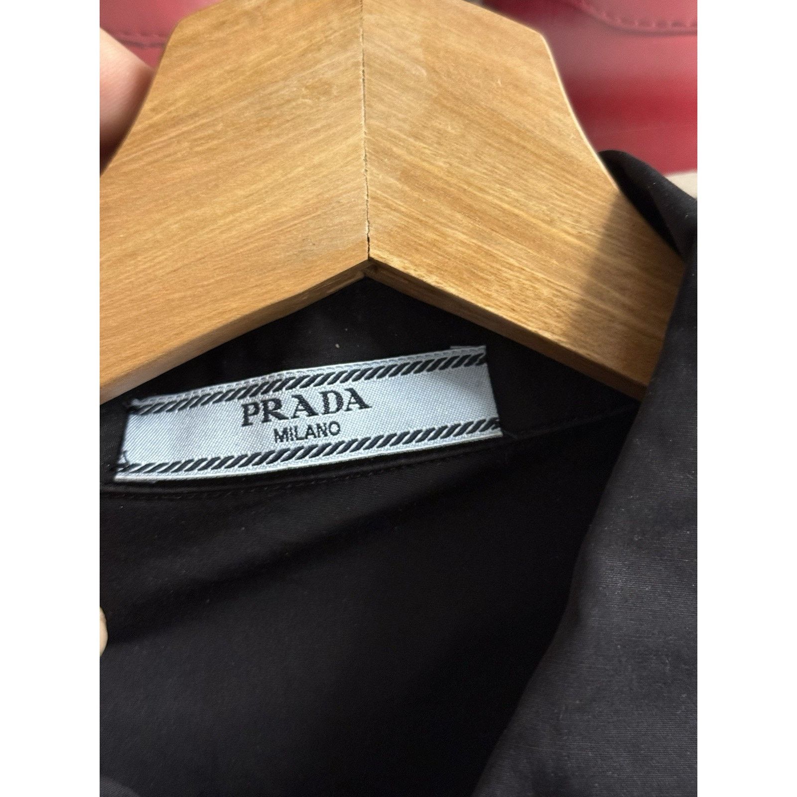Prada PRADA Re-Nylon Black Short Sleeve Shirt Triangle Logo 42 Size US L / EU 52-54 / 3 - 4 Thumbnail