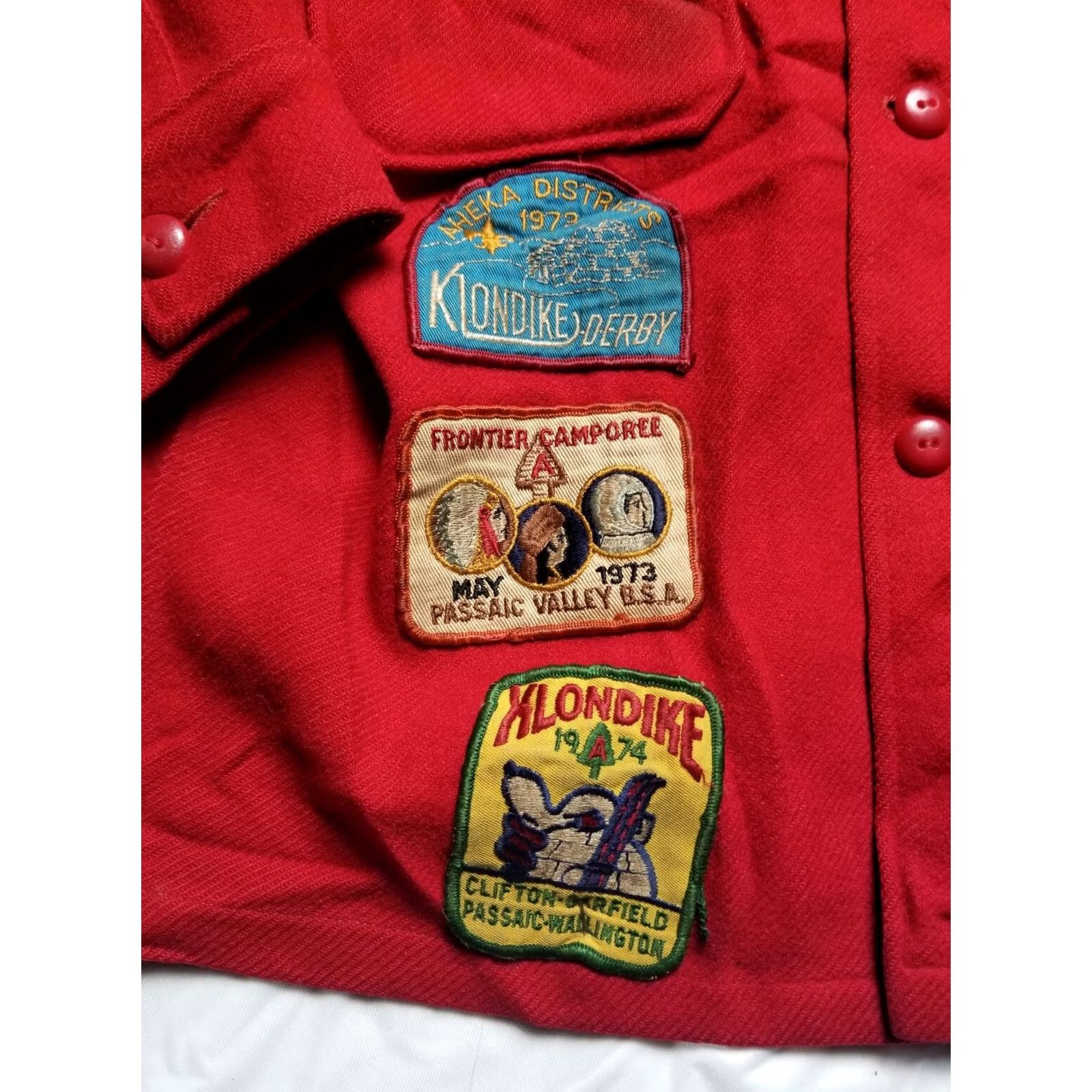 Vintage Original Title: Vintage Boy Scouts BSA Wool Shirt Jacket Coat 70s 60s Patches SIZE 42 NEW JERSEY Size US XL / EU 56 / 4 - 2 Thumbnail