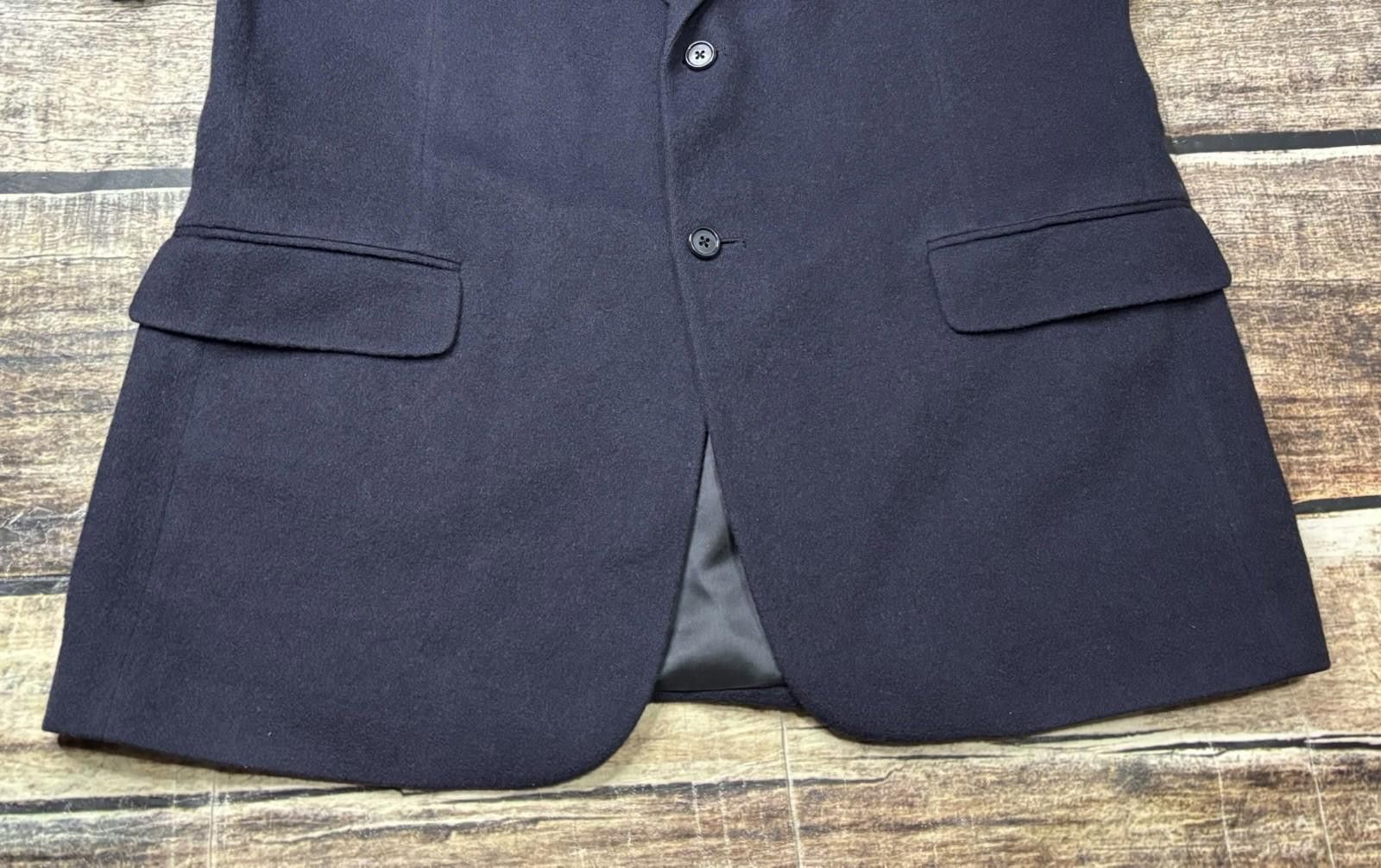 Evan Picone Evan Picone Blazer Jacket Mens 42L Camel Hair Navy Sports Size 42L - 5 Thumbnail