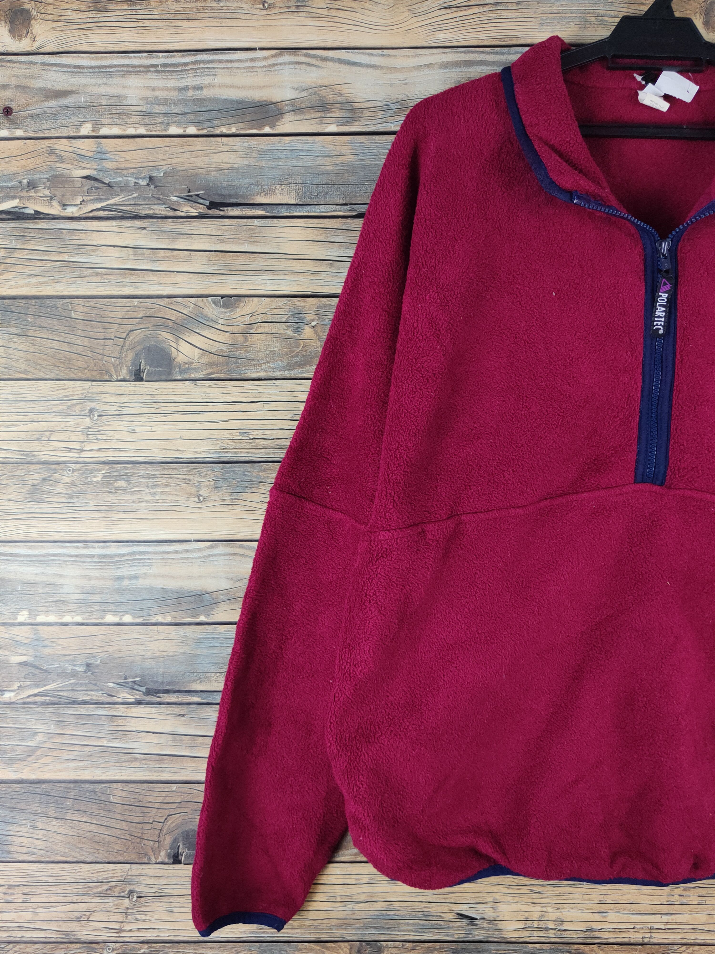 Penfield × Polartec DL Penfield Polartec Maroon Wool Sweatshirts #884 Size US XL / EU 56 / 4 - 4 Thumbnail