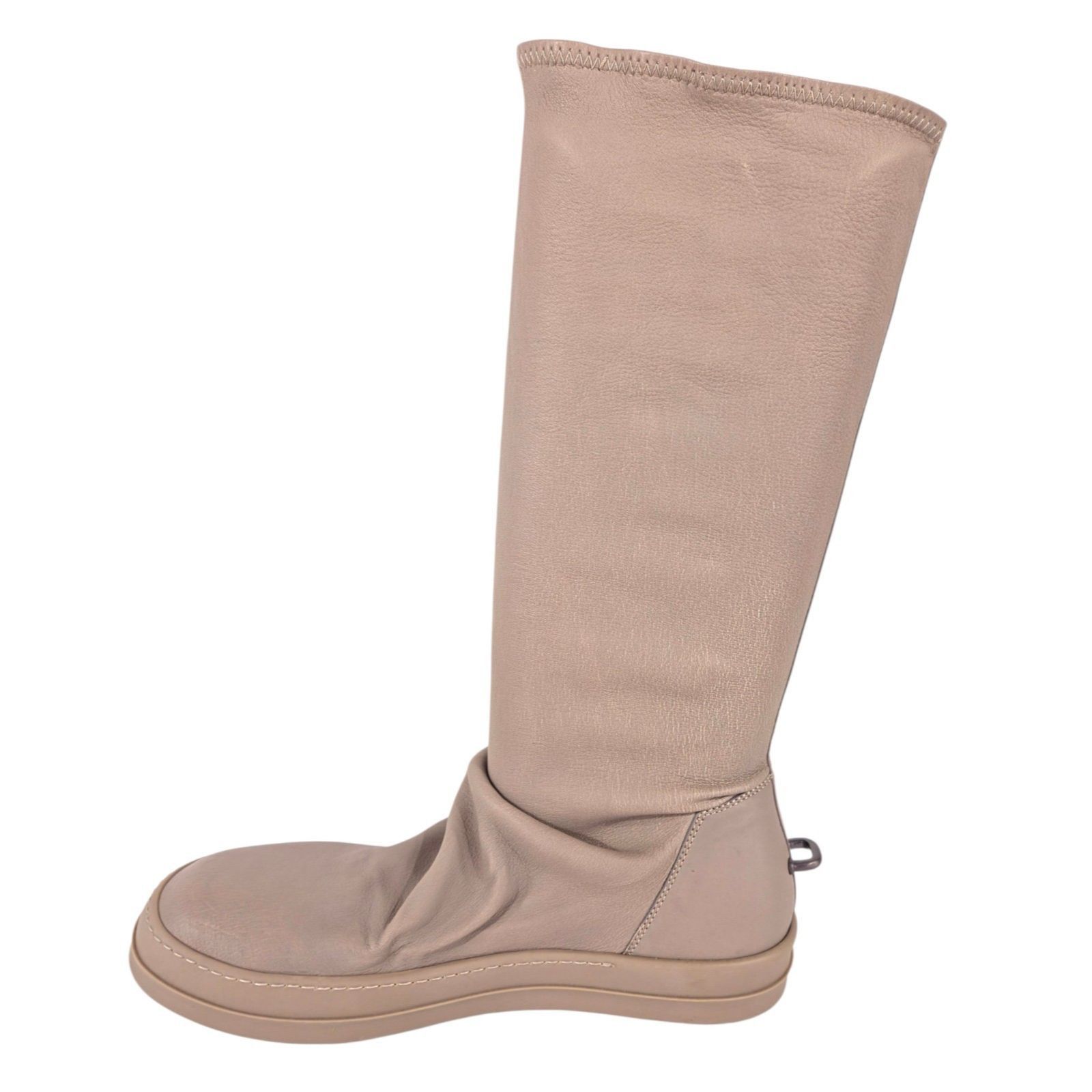 Rick Owens Rick Owens Slouch Boots US 11 IT 44 Mens Bone Leather $1450 Size US 11 / EU 44 - 8 Thumbnail