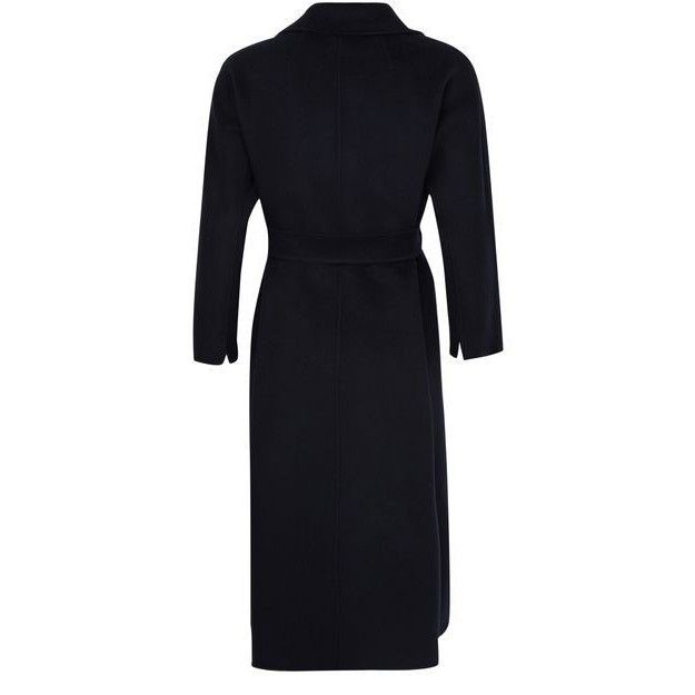 Max Mara MAX MARA Esturia Dark Blue Wool Belted Coat New & Authentic Size S / US 4 / IT 40 - 2 Thumbnail