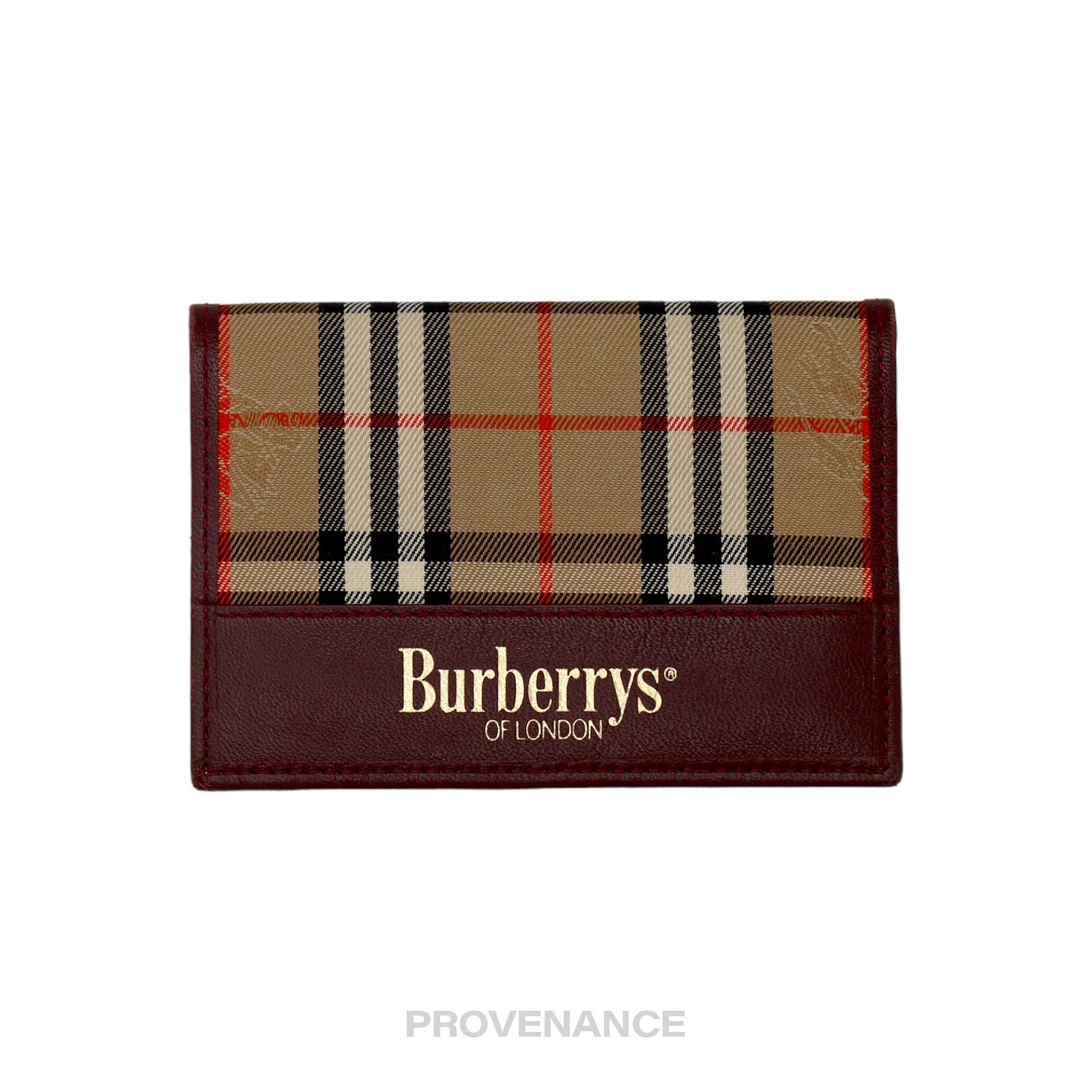 Burberry 🔴 Burberry Pocket Organizer Card Wallet - Nova Check Size ONE SIZE - 1 Thumbnail