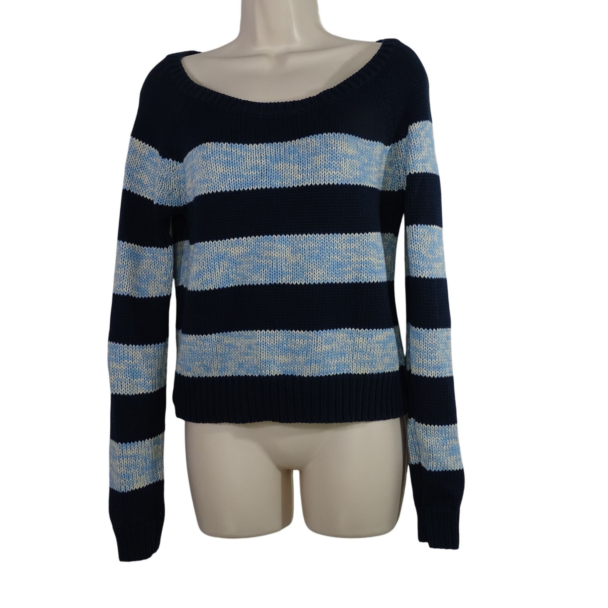 American Eagle Outfitters American Eagle Outfitters Knit Sweater Women Size M Striped Size M / US 6-8 / IT 42-44 - 1 Thumbnail