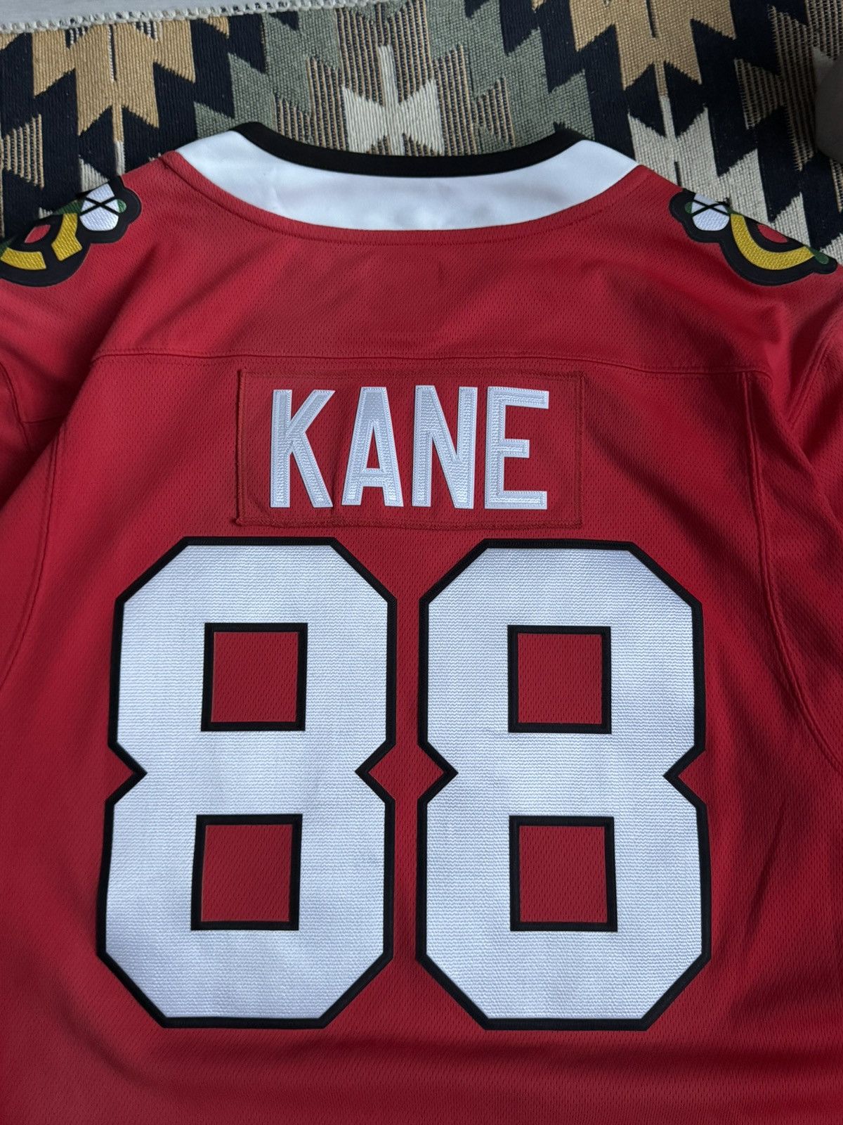 NFL Vintage NFL Chicago Blackhawks Patric Kane #88 Jersey Size US L / EU 52-54 / 3 - 12 Thumbnail