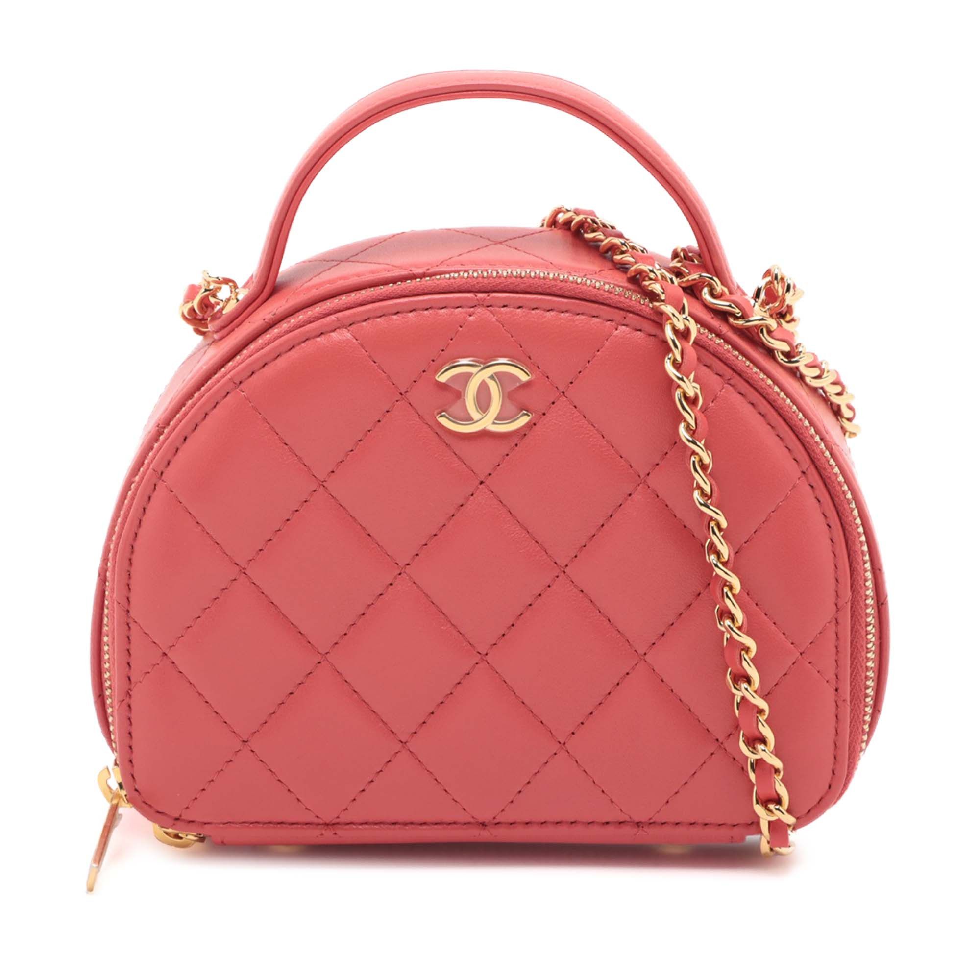 Chanel Quilted Lambskin Chic Riviera Top Handle Vanity Case Size ONE SIZE - 1 Thumbnail