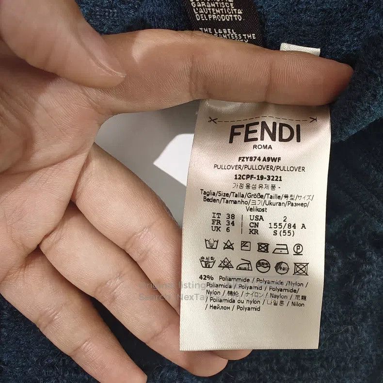 Fendi Fendi All-over print sweater Size XXS / US 00 / IT 34 - 8 Thumbnail