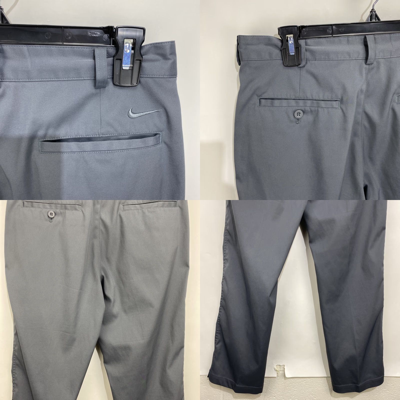 Nike Nike Golf Pants Men 32X30 Straight Leg Regular Gray Dry Fit Outdoor Chino 5-Pocket Embroidered Logo Nike Shirt? Size US 32 / EU 48 - 8 Thumbnail