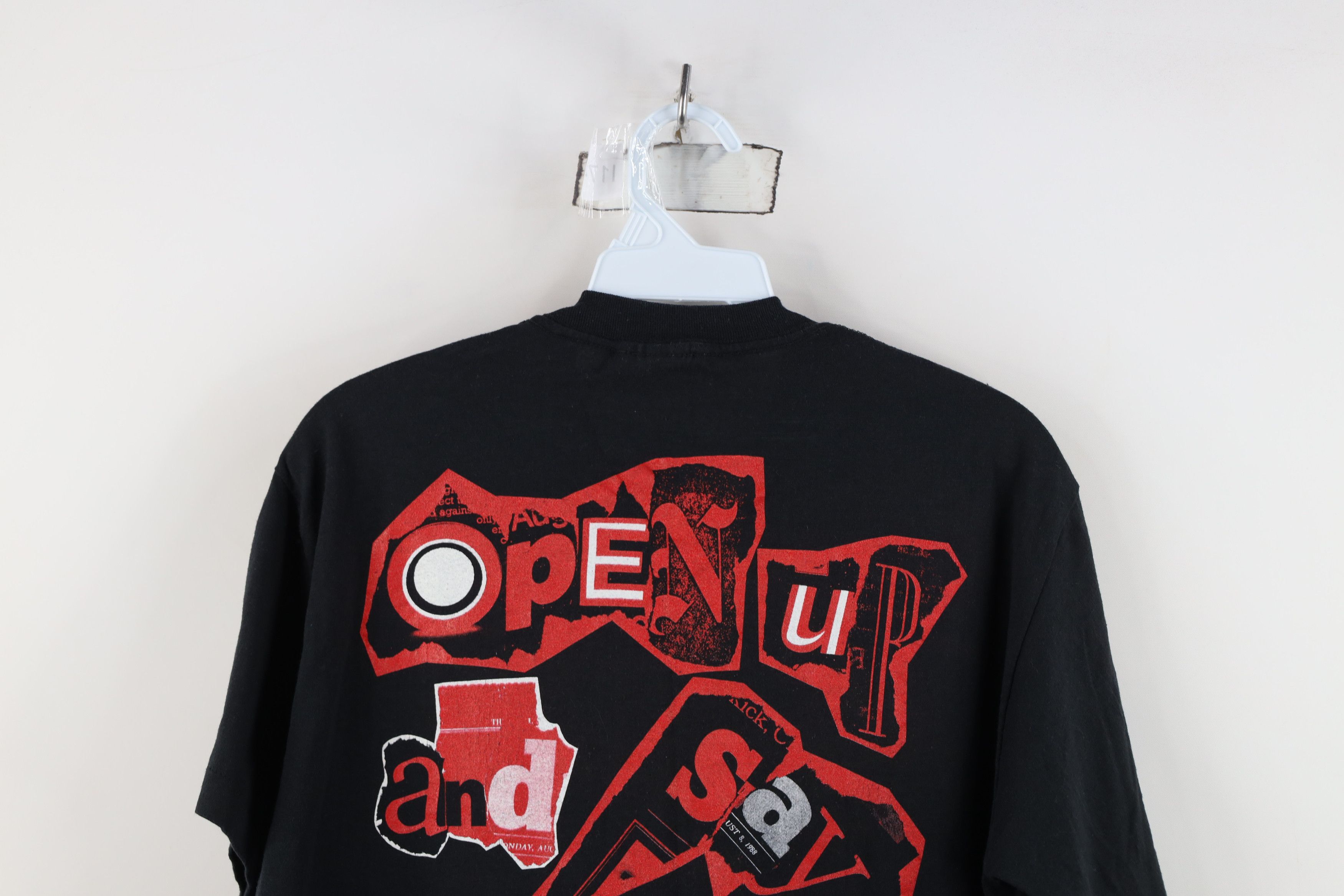 Vintage Vintage 80s Open Up and Say Ahh Tour P oison Band T-Shirt Size L / US 10 / IT 46 - 15 Thumbnail