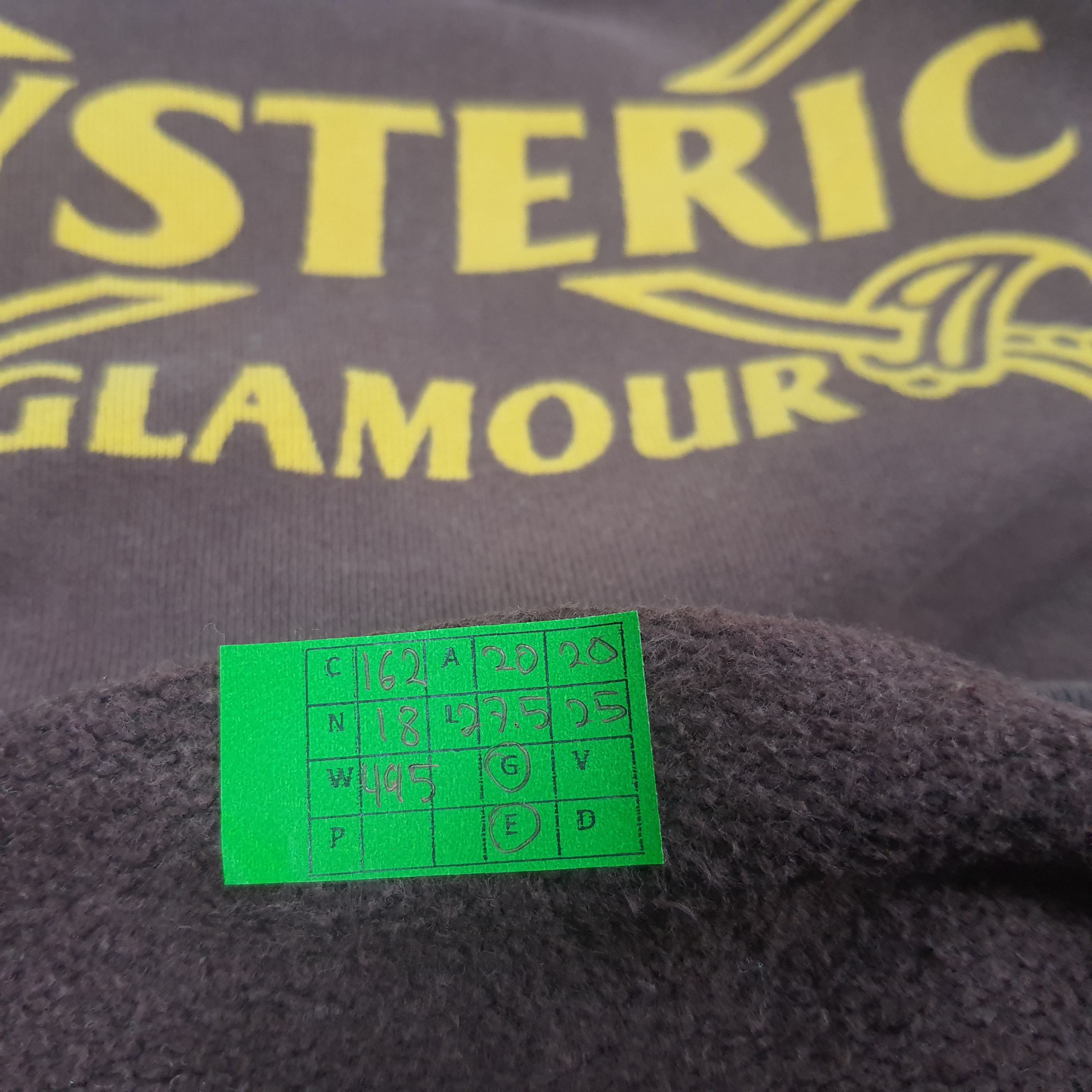 Hysteric Glamour × Japanese Brand Vintage Hysteric Glamour Japanese Brand Sweatshirts Size US S / EU 44-46 / 1 - 8 Thumbnail
