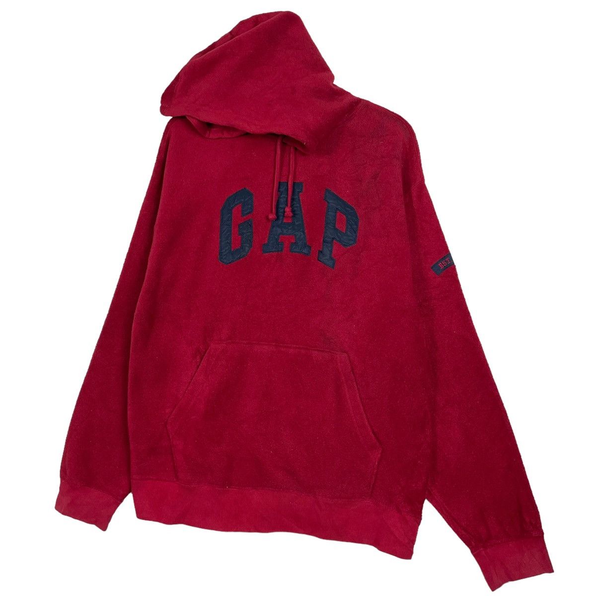 Japanese Brand × Vintage 💥90s GAP FLEECE PULLOVER HOODIE STREETWEAR FASHION Size US L / EU 52-54 / 3 - 2 Thumbnail