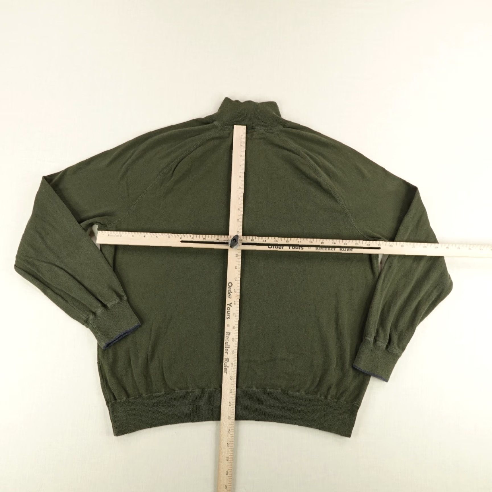 Polo Ralph Lauren VINTAGE Polo Ralph Lauren Sweater Shirt Mens XL Green Full Zip Knit Logo Pony Mens 80s 90s Classic Outdoor zipper Size US XL / EU 56 / 4 - 6 Thumbnail