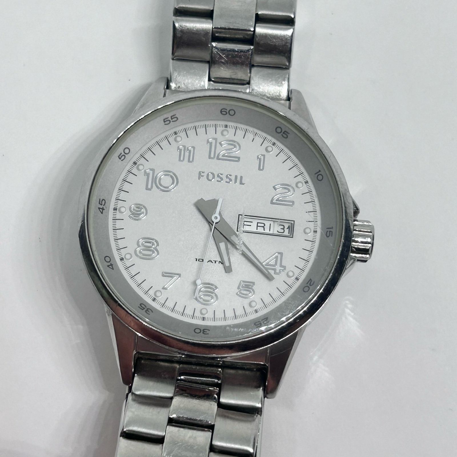 Fossil Fossil AM 4342 Silver Tone All Stainless Steel Women s Watch Grailed