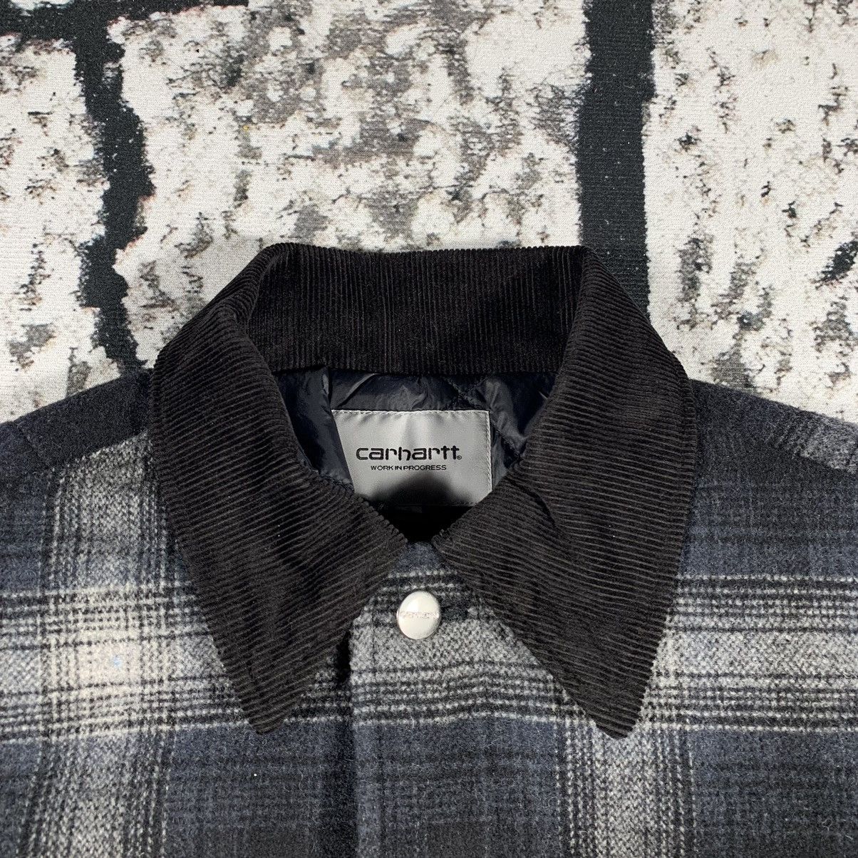 Carhartt × Vintage CARHARTT HIGHLAND JACKET DENIM WOOL AMERICAN STYLE Size US S / EU 44-46 / 1 - 6 Thumbnail