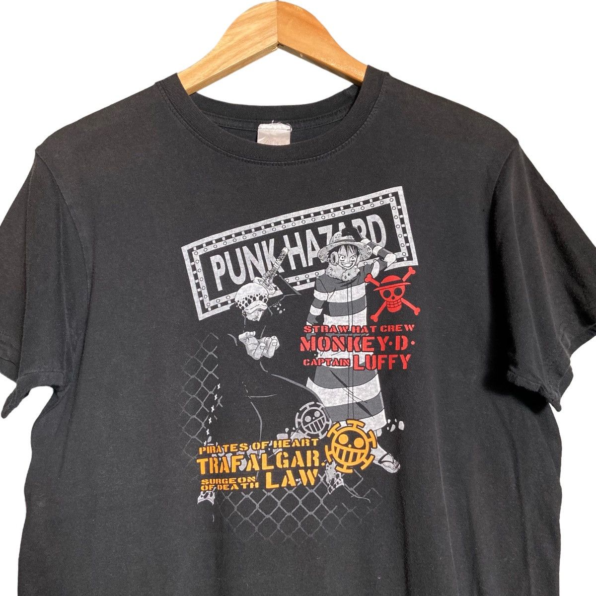 Anime × Vintage Vintage One Piece Punk Hazard Monkey D Luffy Anime Tee Size US M / EU 48-50 / 2 - 2 Thumbnail