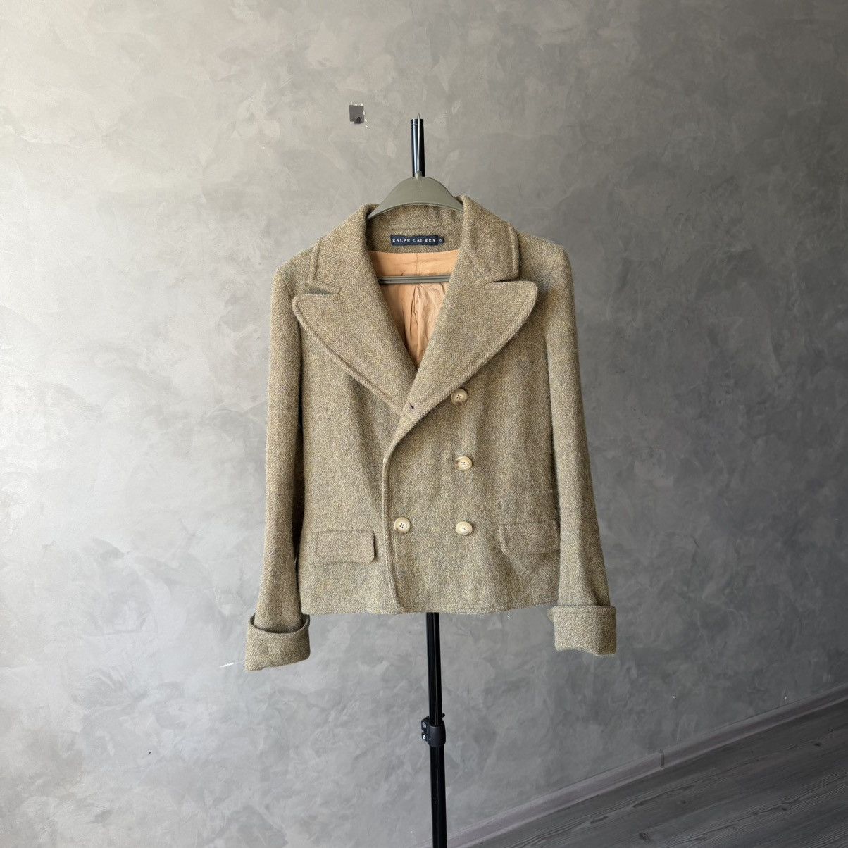 Polo Ralph Lauren Polo Ralph Lauren Vintage Herringbone Double Breasted Jacket Size M / US 6-8 / IT 42-44 - 8 Thumbnail