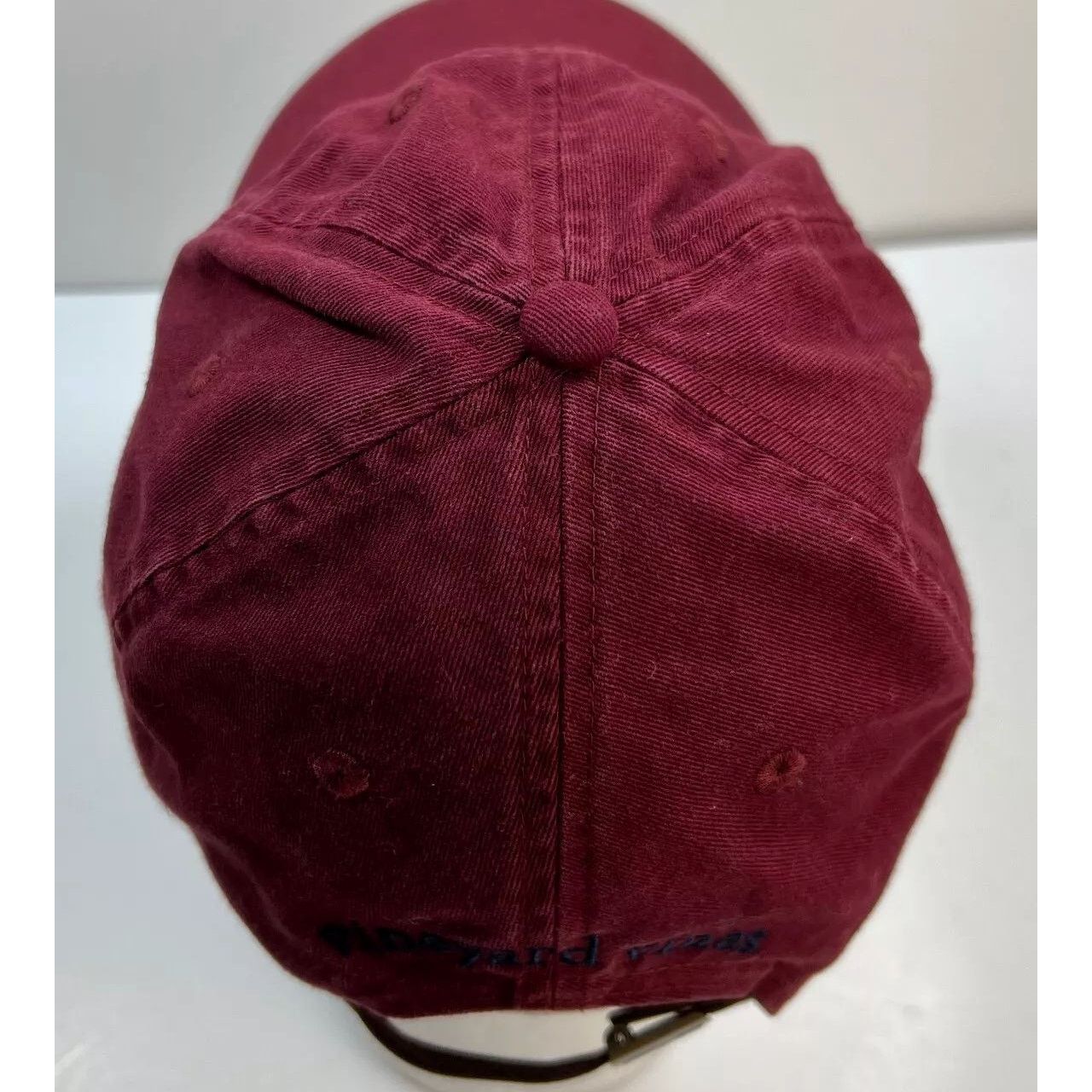 Vineyard Vines VINEYARD VINES Red Burgundy Logo Strap Back Dad Hat Preppy Size ONE SIZE - 5 Thumbnail