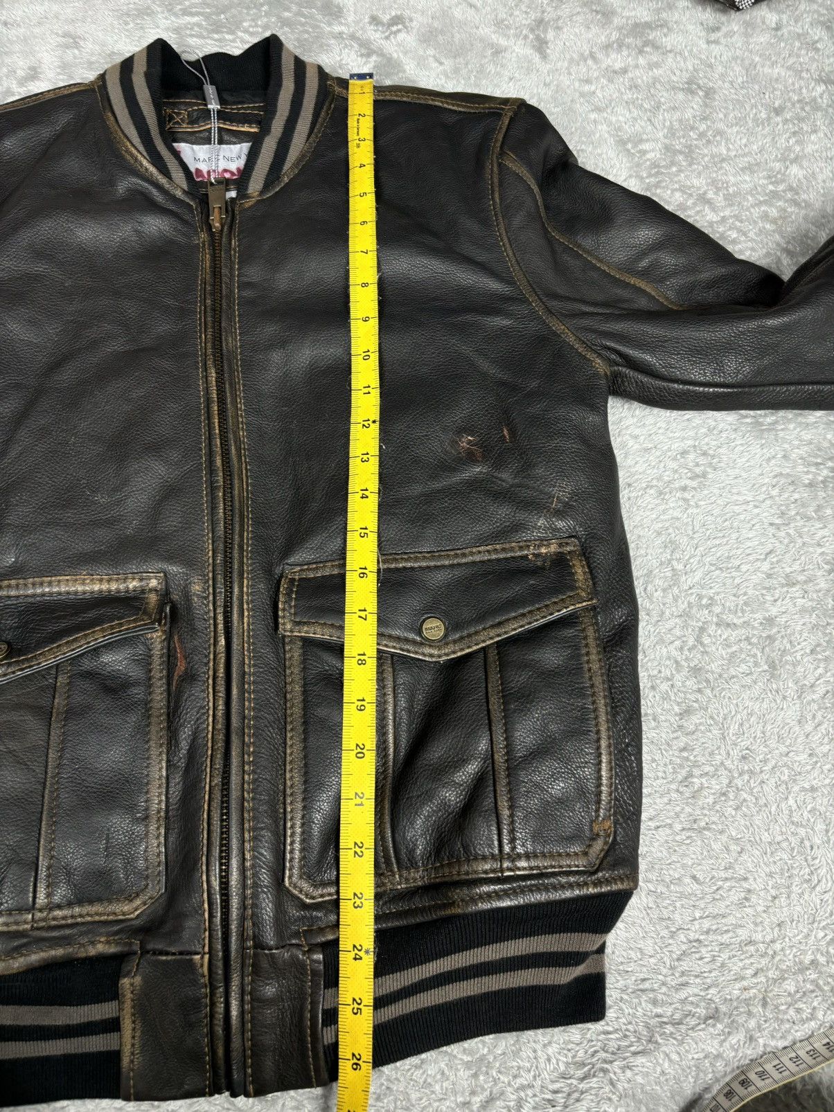 Andrew Marc × Genuine Leather Andrew Marc A2 Leather Jacket. J008 Size US S / EU 44-46 / 1 - 21 Thumbnail