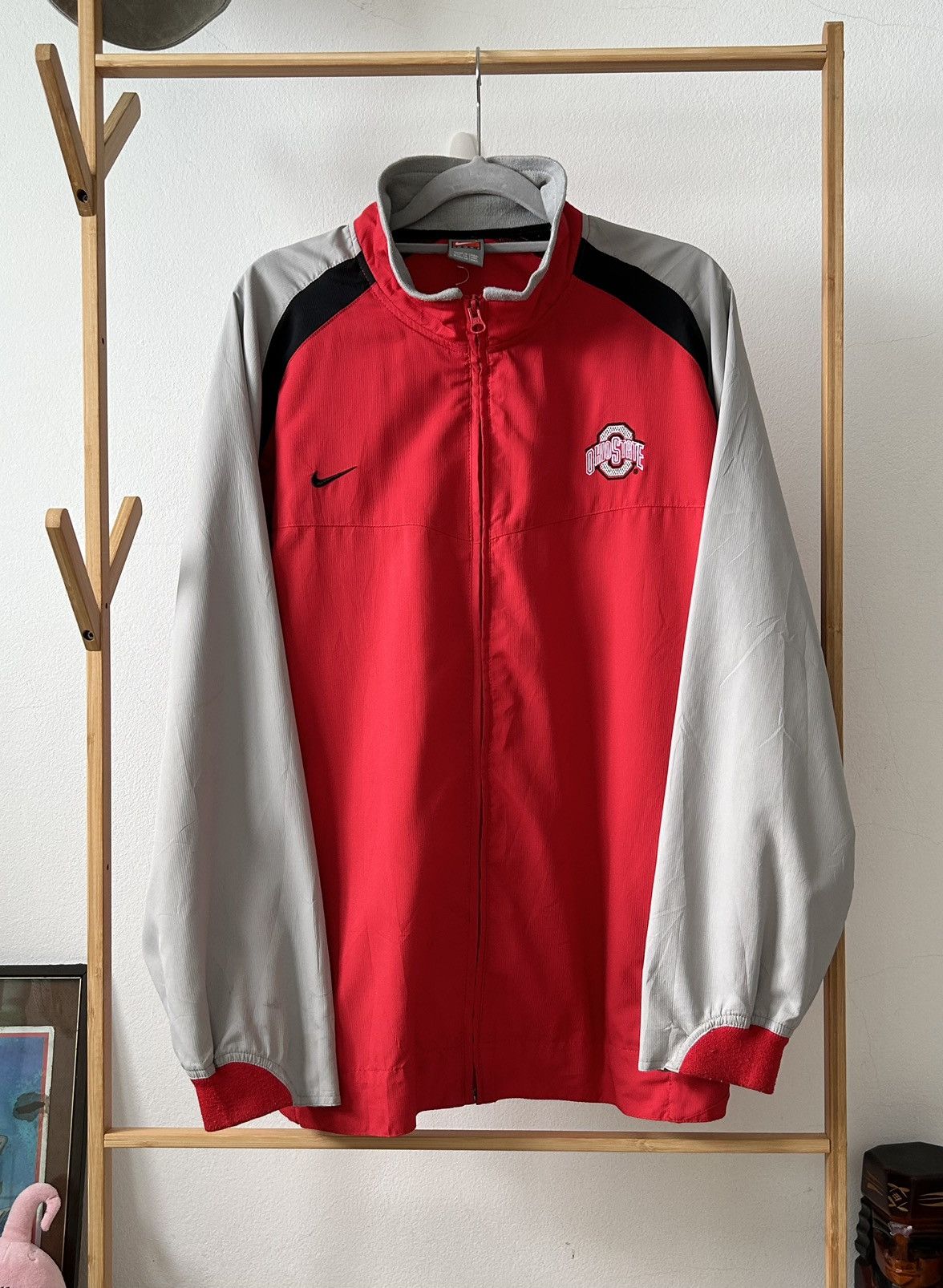 Nike × Vintage Vintage Nike Team X Ohio State Jacket Size US L / EU 52-54 / 3 - 1 Thumbnail