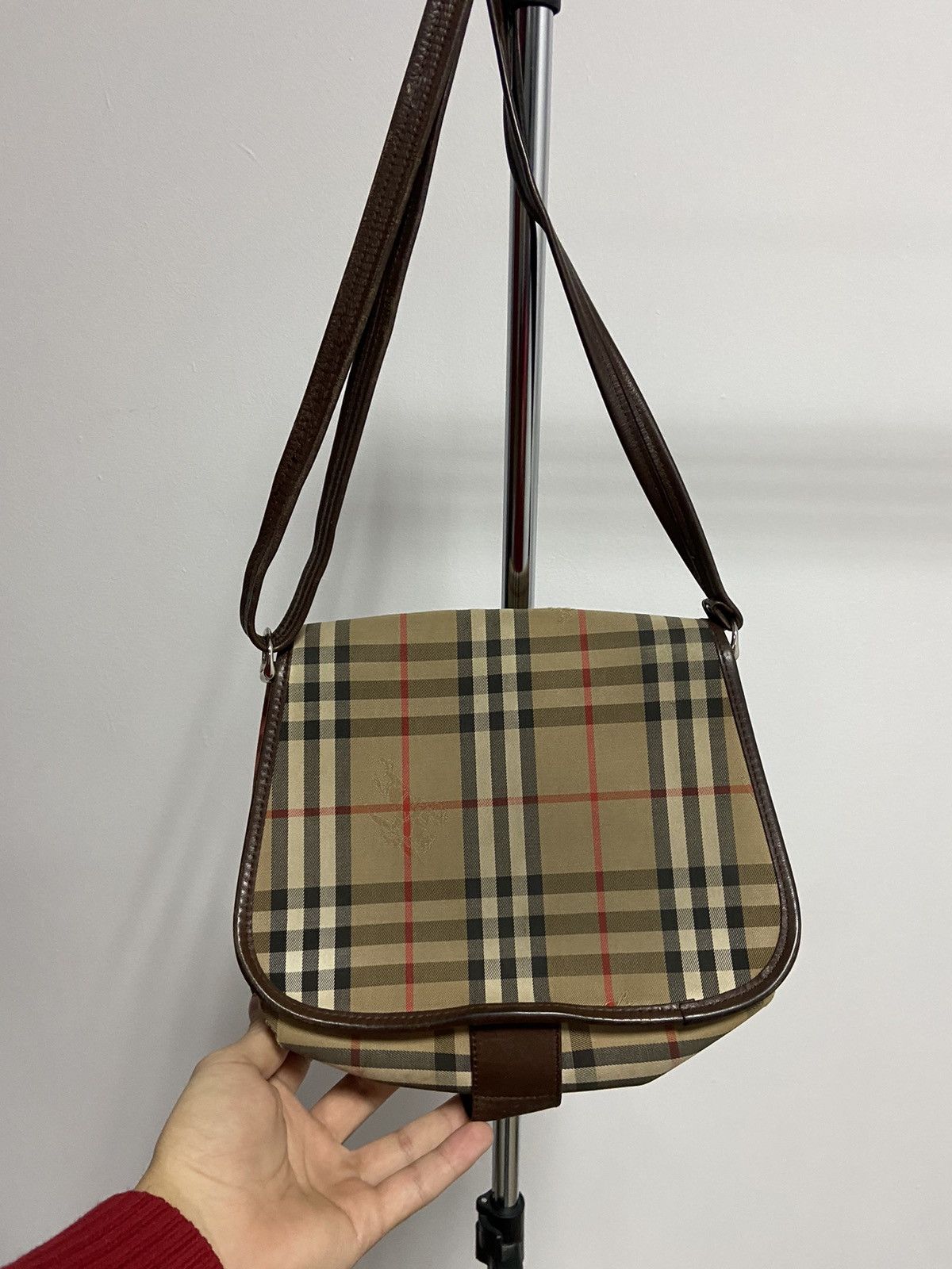 Burberry × Vintage Burberry Small Logo Vintage nova check Bag Luxury Size ONE SIZE - 2 Thumbnail