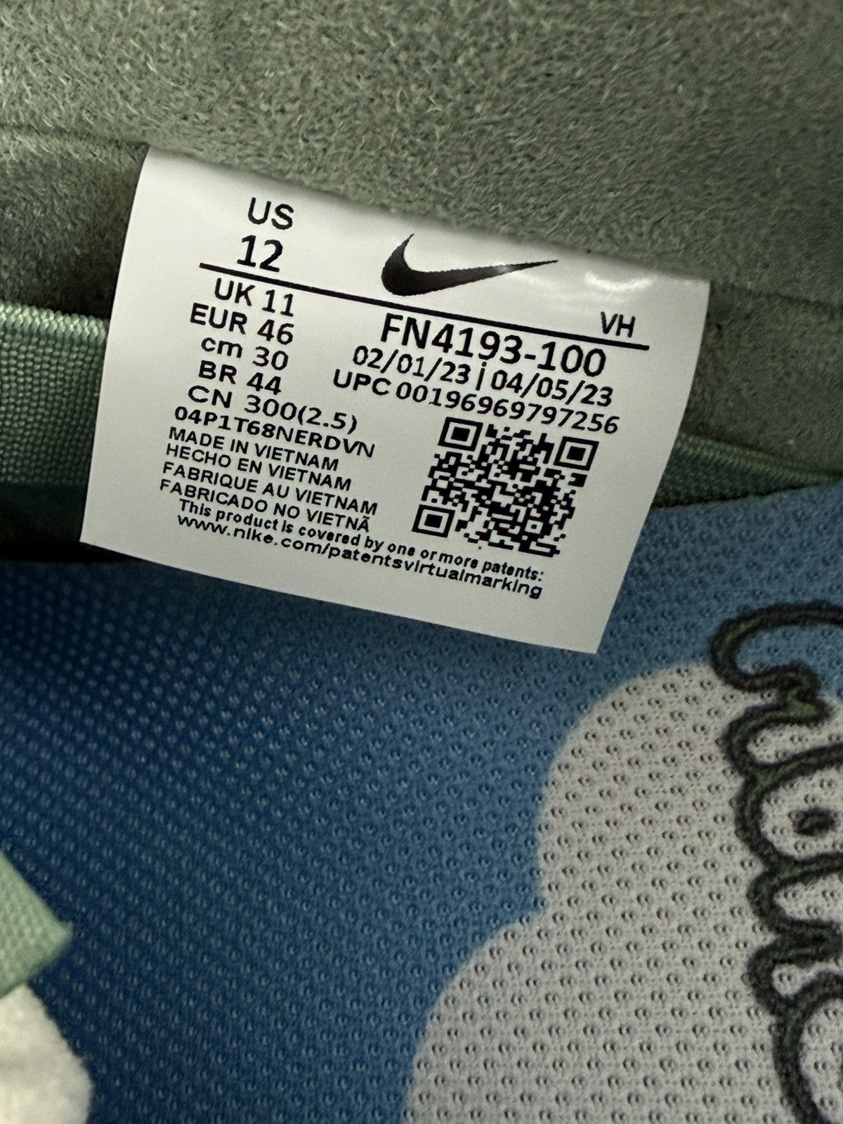 Nike Crenshaw Skate Club Nike Dunk Low SB Sail Blue Cedar Sz 12 Size US 12 / EU 45 - 13 Thumbnail