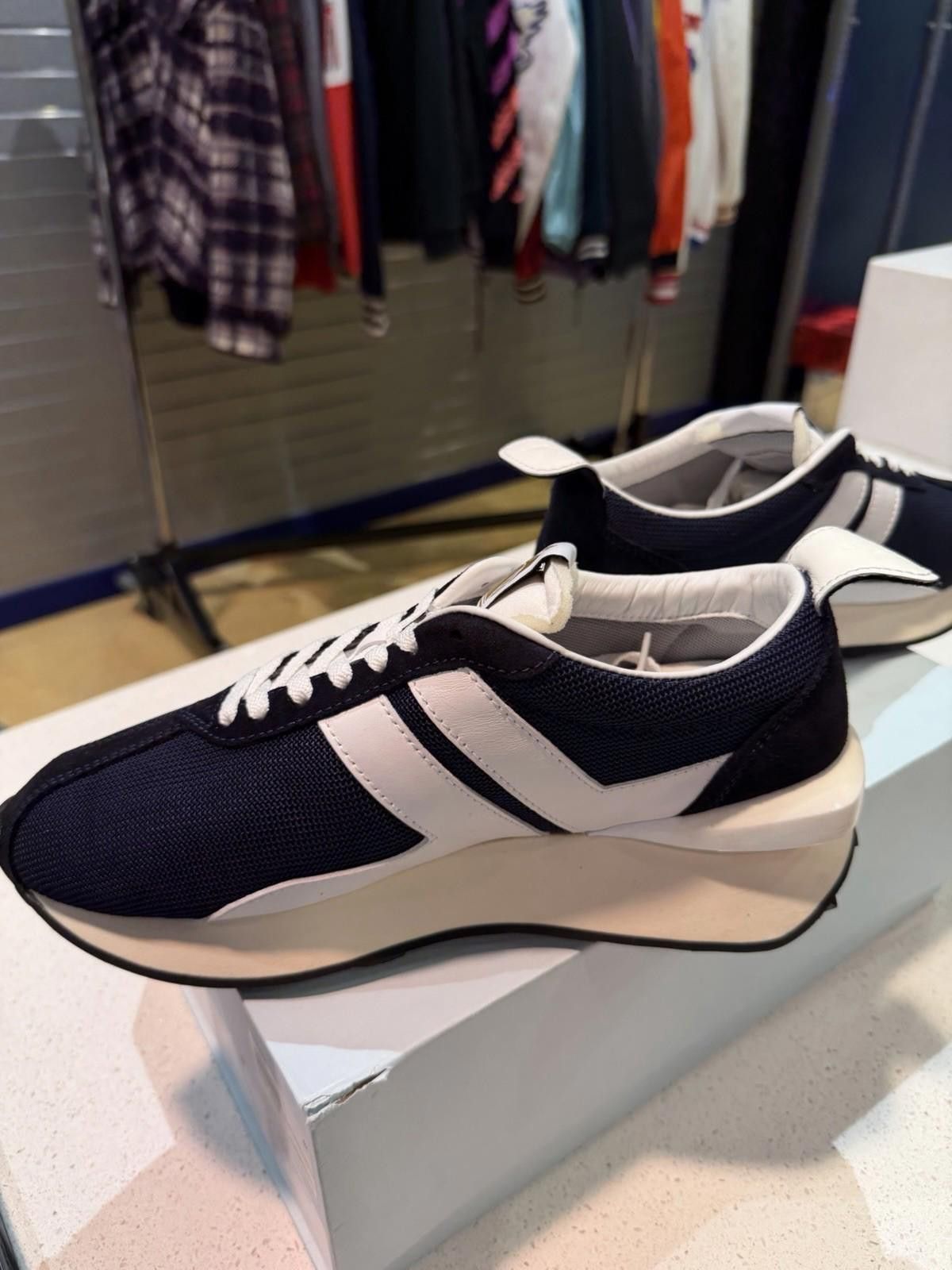 Lanvin LANVIN BLUE BUMPR SNEAKERS White Blue Size 42EU/9US Size US 9 / IT 39 - 10 Thumbnail