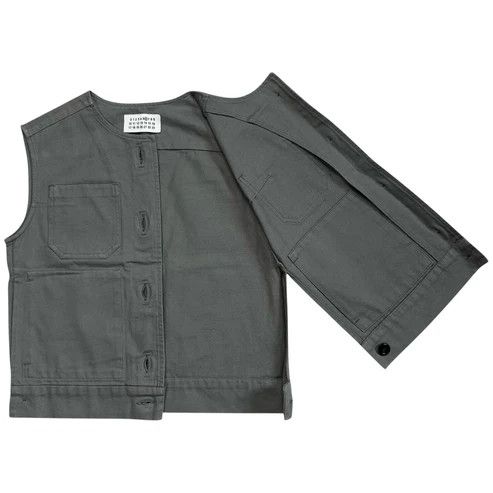 Maison Margiela Maison Margiela Cropped Button Work Vest - SS04 Size US S / EU 44-46 / 1 - 8 Thumbnail