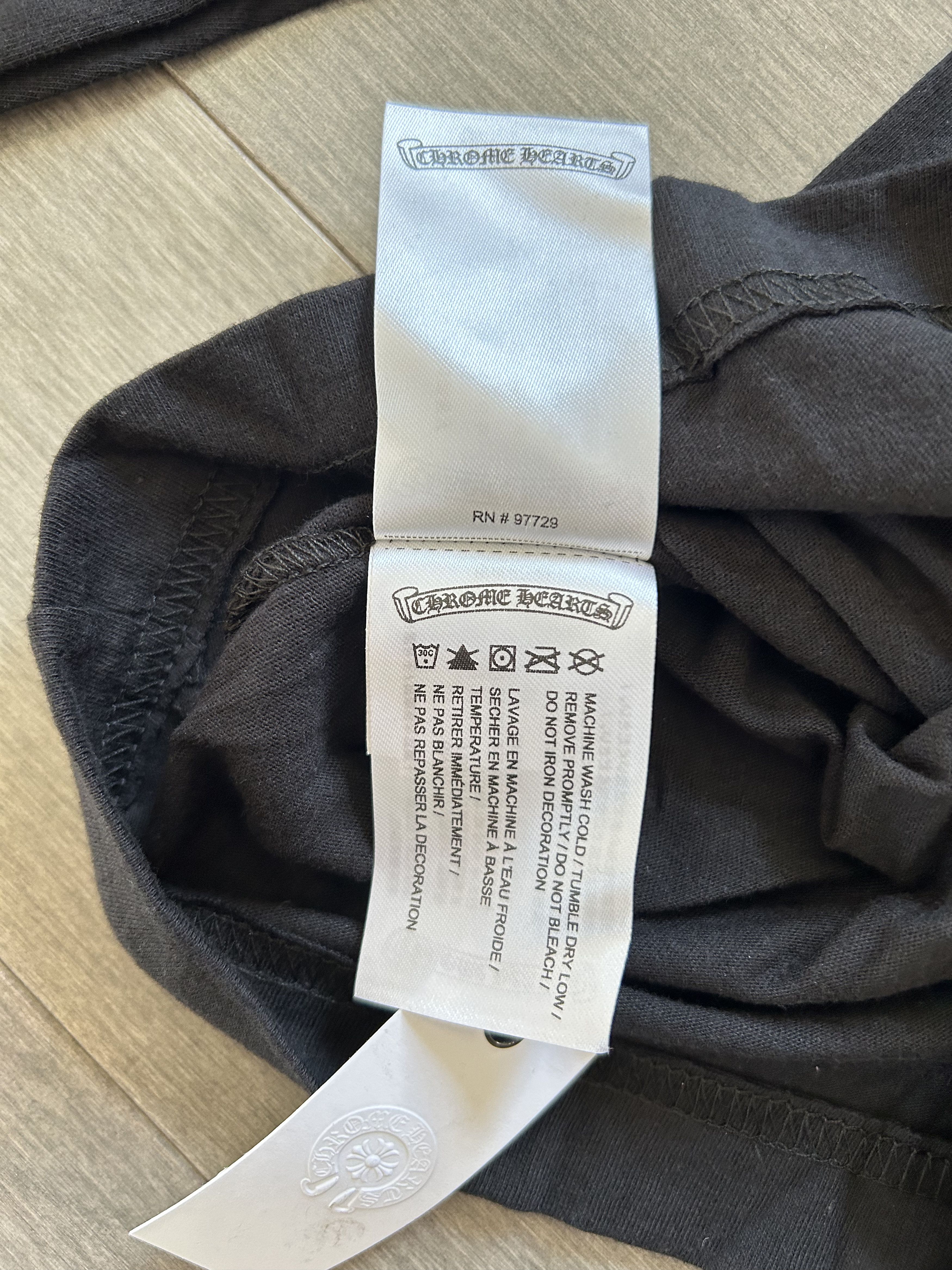 Chrome Hearts Chrome Hearts Horse Shoe Miami Exclusive LS Pocket Tee Black Size US S / EU 44-46 / 1 - 4 Thumbnail
