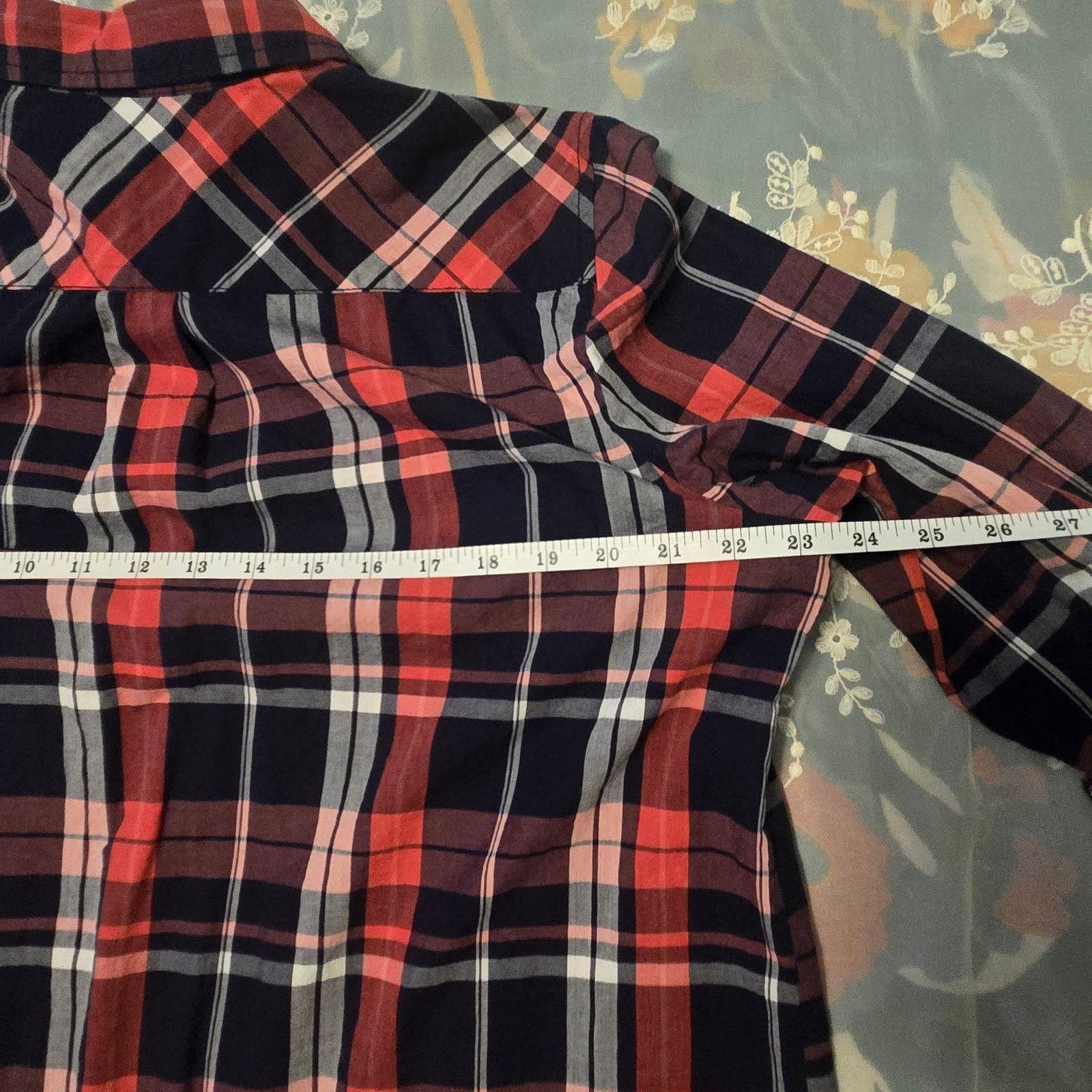 Tommy Hilfiger Tommy Hilfiger Women’s XL Plaid Button Down Shirt Cotton Size XL / US 12-14 / IT 48-50 - 11 Thumbnail