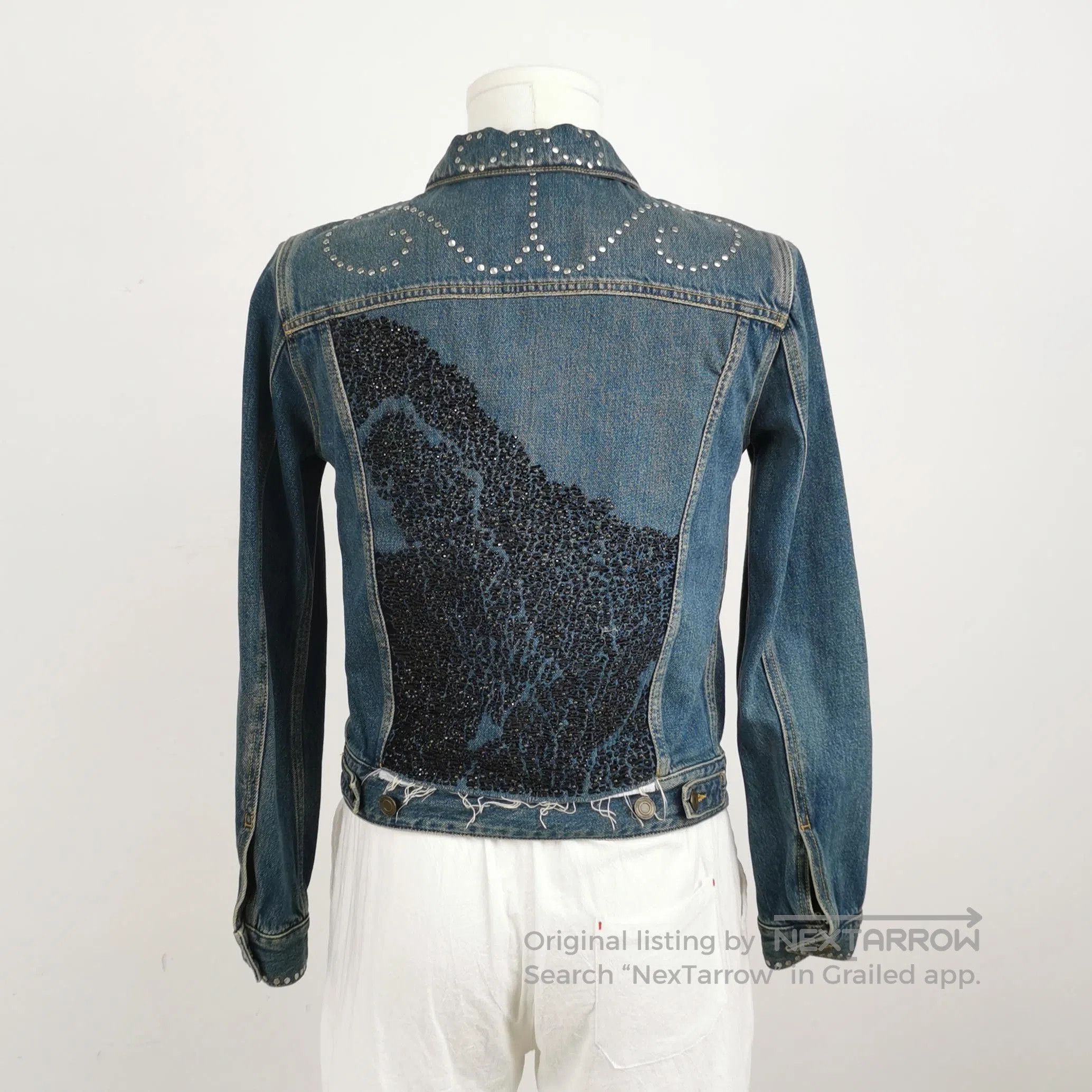 Saint Laurent Paris Saint Laurent XS Leather Color Block Jacket. Size US XS / EU 42 / 0 - 3 Thumbnail