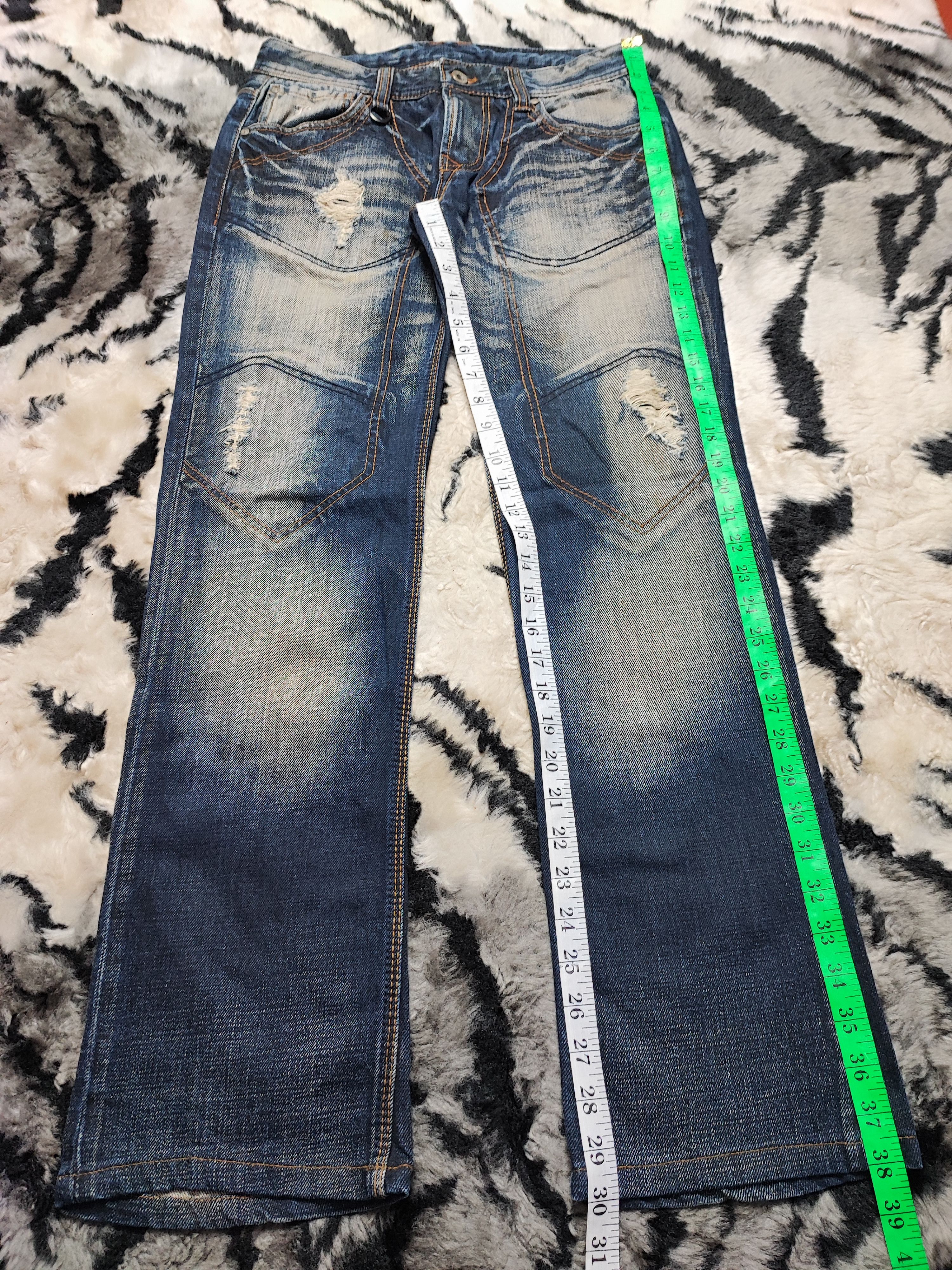 Tornado Mart Nicole Hideaways Rusty Distress Double Knee Size US 29 - 3 Thumbnail