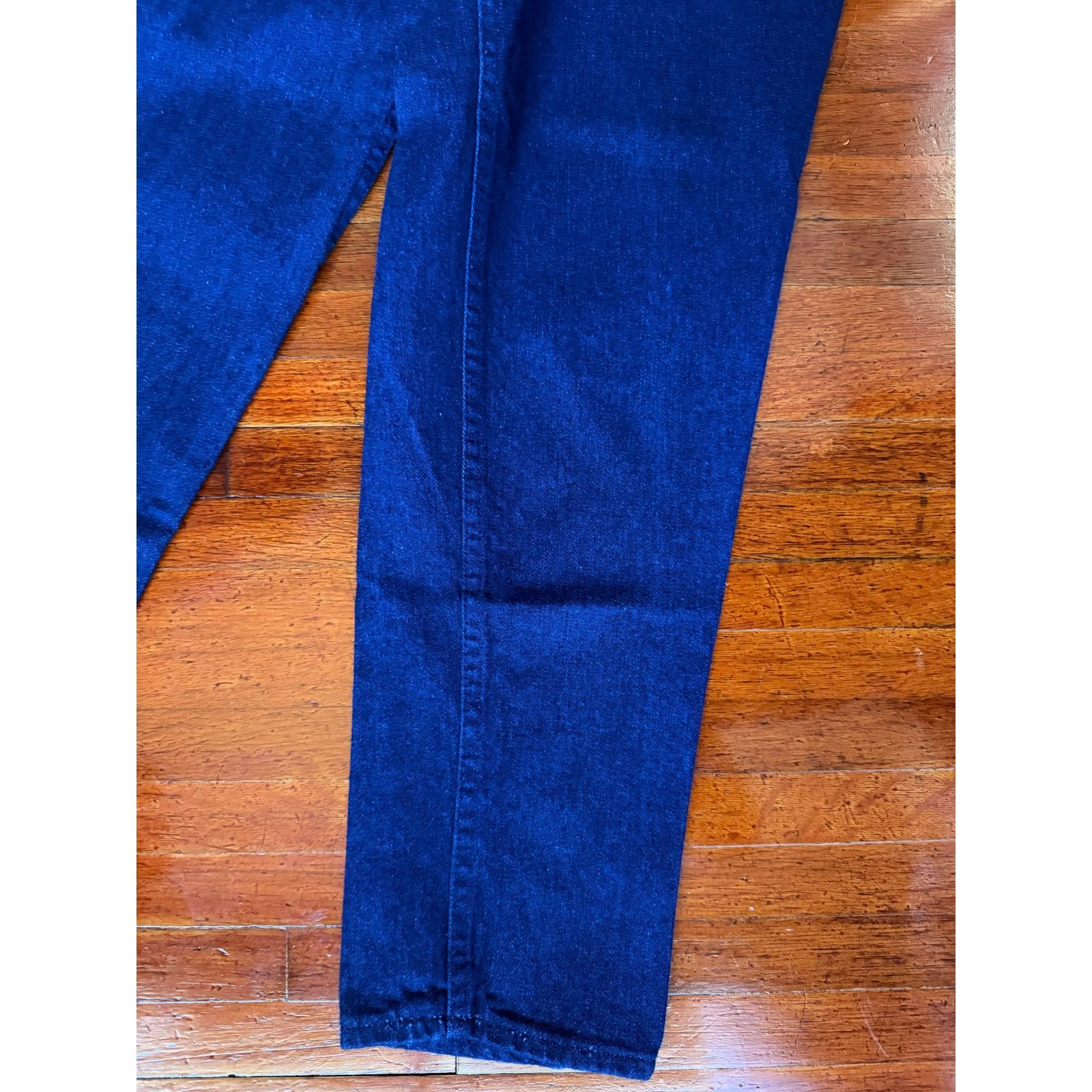 Vintage Vintage 70’s Dark Wash Denim High Waist Bare Back Jeans XS Size 24" / US 00 / IT 34 - 8 Thumbnail