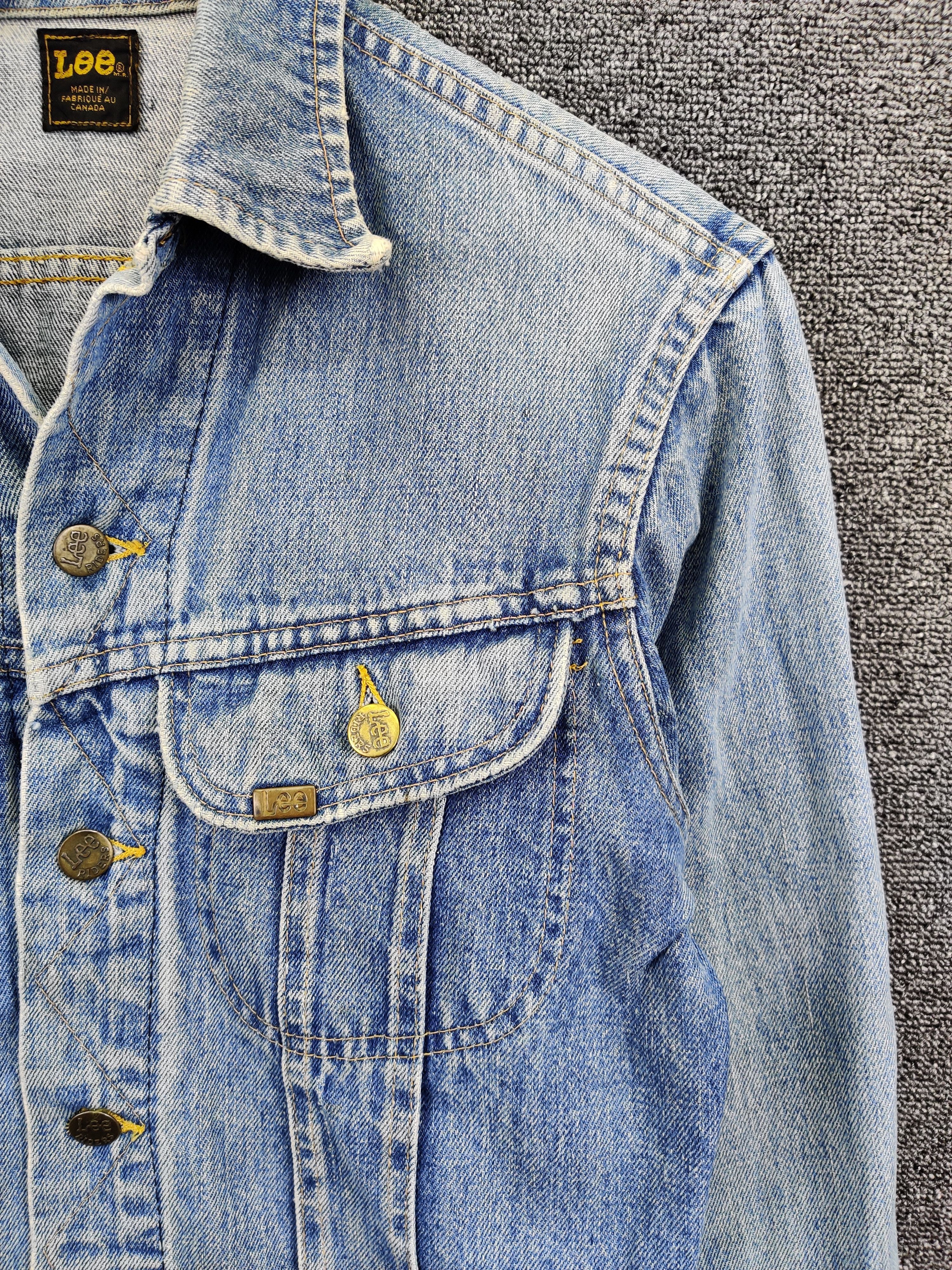 Lee Vintage 90's Lee Riders Trucker Denim Jacket Size US S / EU 44-46 / 1 - 5 Thumbnail