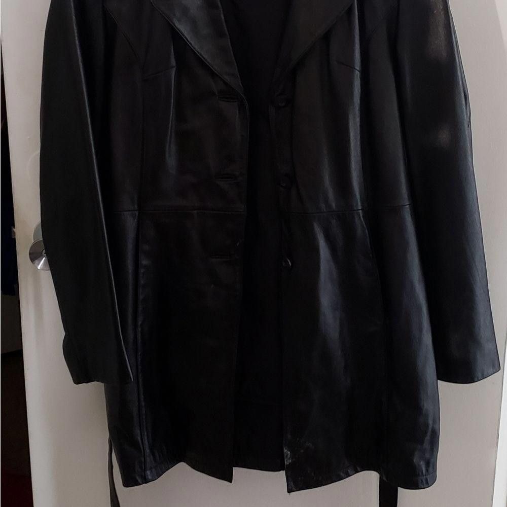 Wilsons Leather CT1246a Wilson Leather Ladies Coat & Wilson Gloves XL Size XL / US 12-14 / IT 48-50 - 2 Thumbnail
