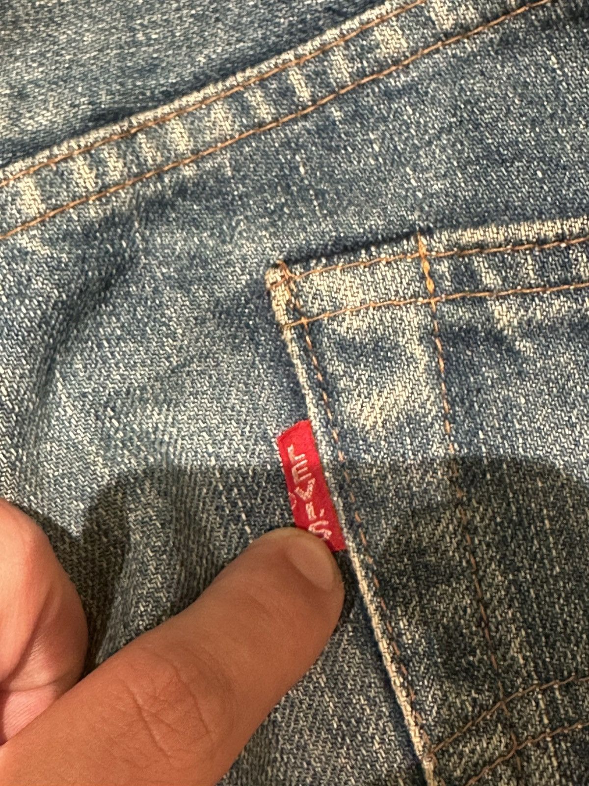 Levi's Vintage Clothing Levi’s 502 Selvedge Jeans Redline Size US 34 / EU 50 - 6 Thumbnail