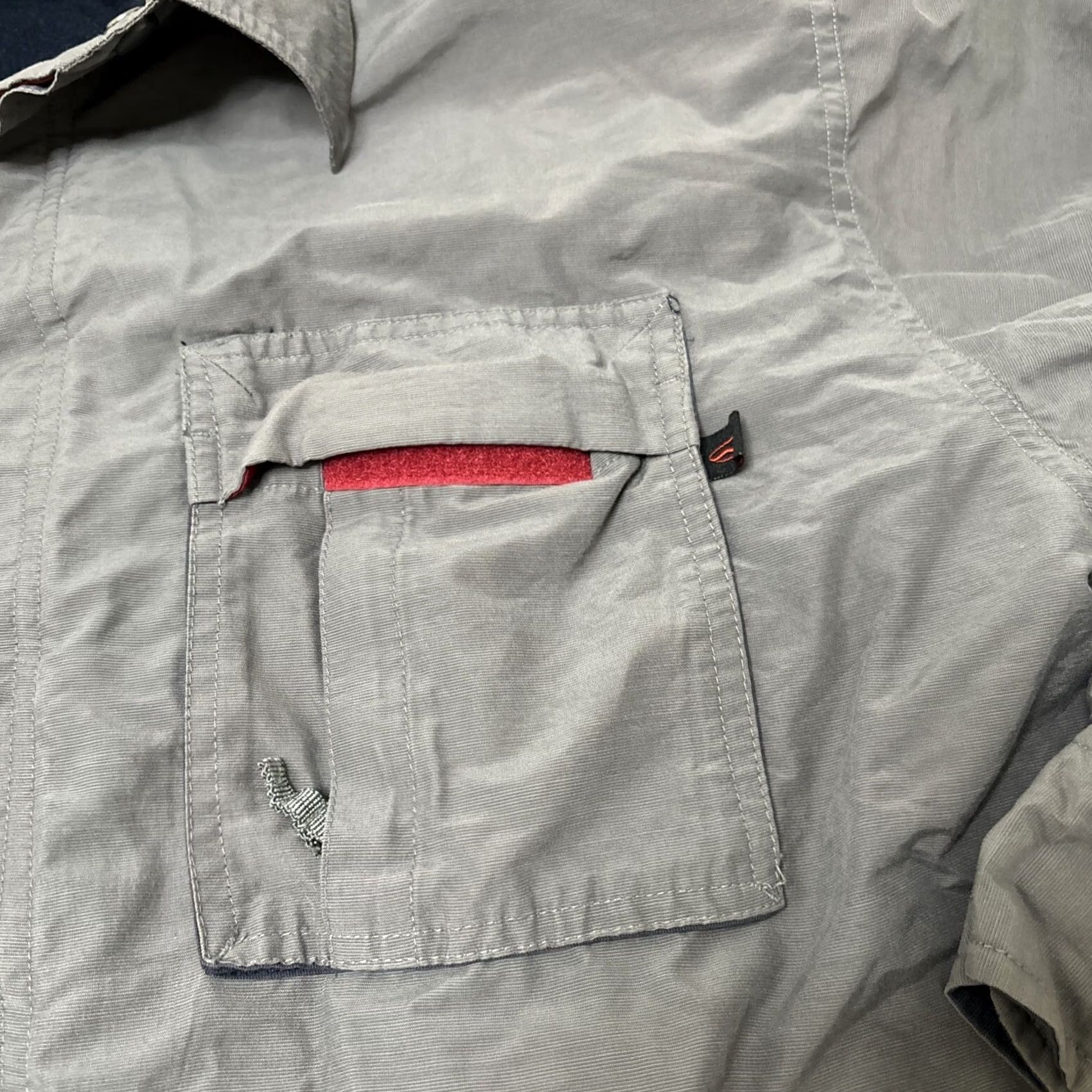 Vans VANS Jacket Windbreaker L Large Gray Button Up Lined Lightweight Men Size US L / EU 52-54 / 3 - 4 Thumbnail