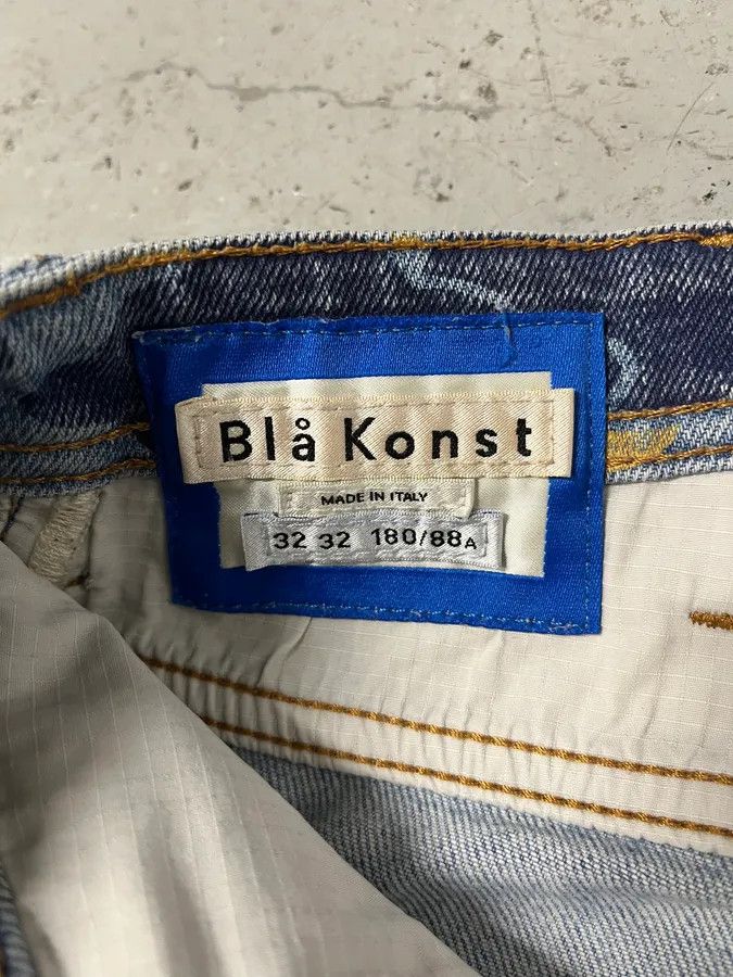 Acne Studios × Vintage Acne Studios Blue Denim Camouflage Jeans Size US 31 - 10 Thumbnail