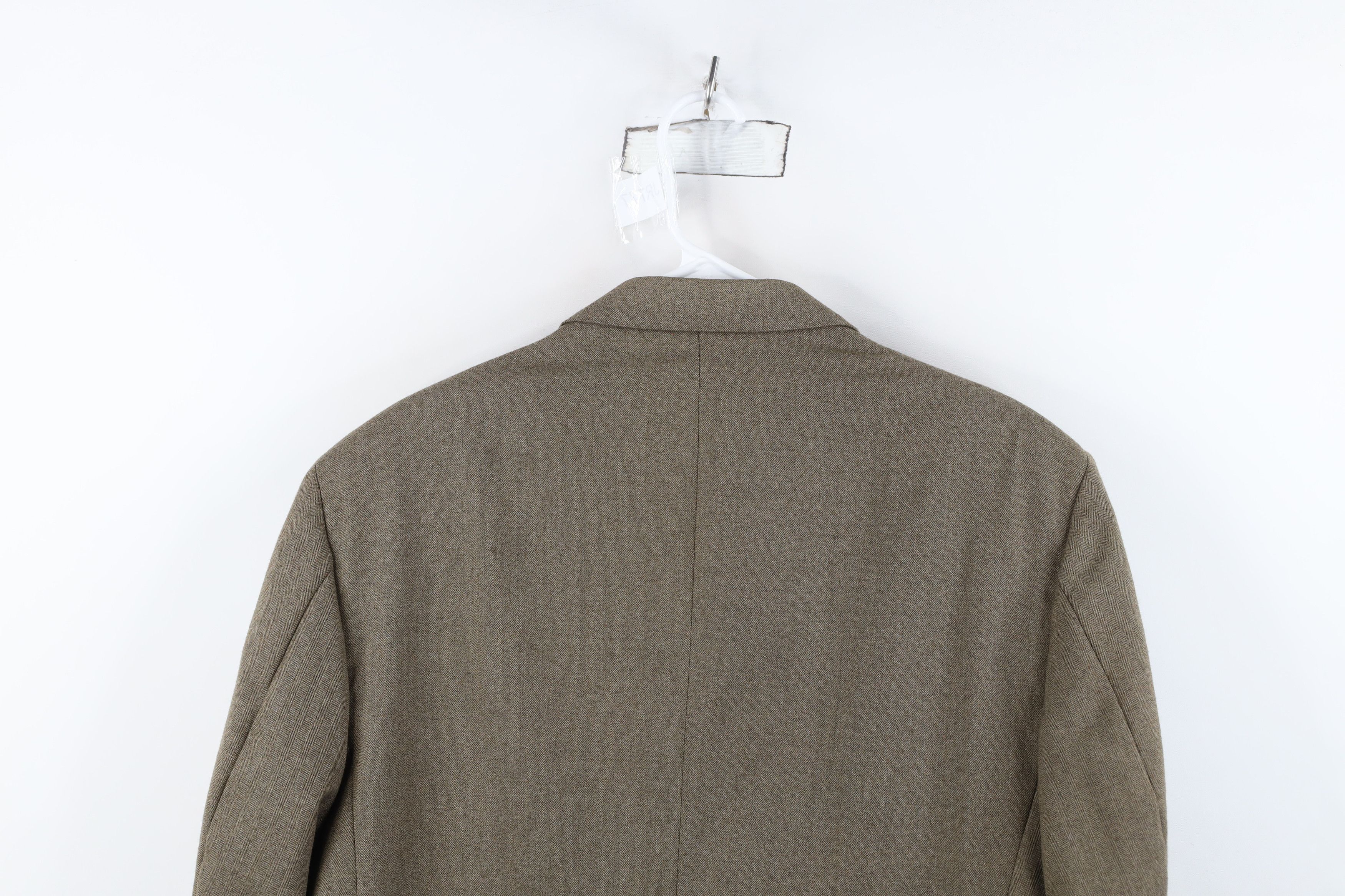 Vintage Vintage 90s Streetwear Herringbone Suit Coat Blazer Jacket Size US XL / EU 56 / 4 - 14 Thumbnail