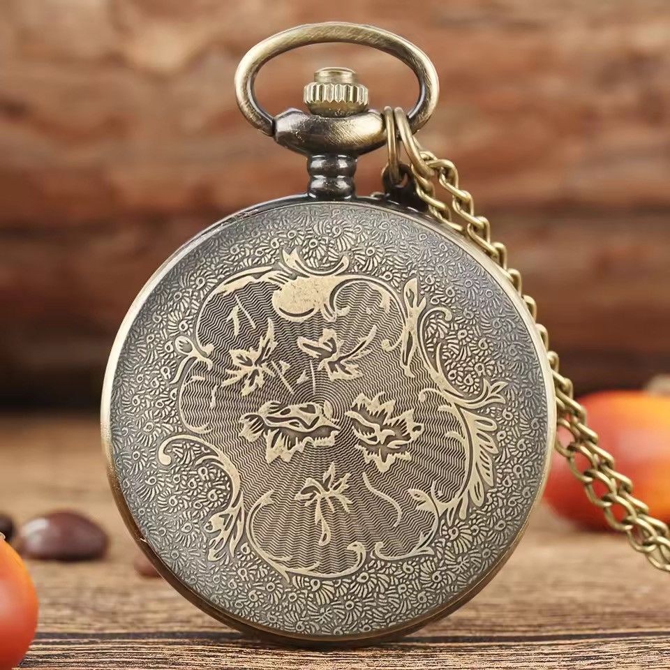Jewelry Bronze Butterfly & Birdcage Pocket Watch Necklace Size ONE SIZE - 2 Thumbnail