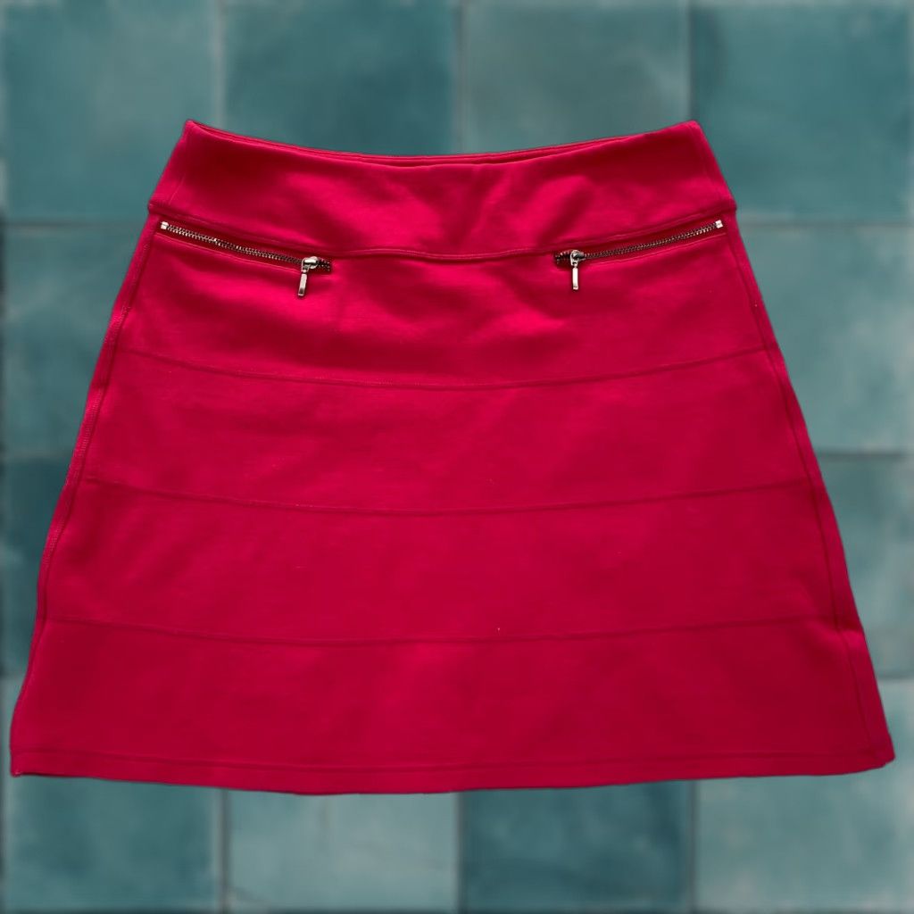 Athleta Athleta Skirt Women M Pink A-Line Preppy Tennis Short with Pockets Size 32" / US 10 / IT 46 - 1 Thumbnail