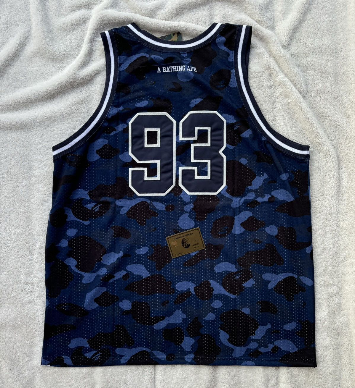 Bape Bape Blue Camo Basketball Jersey Size US XXL / EU 58 / 5 - 2 Thumbnail